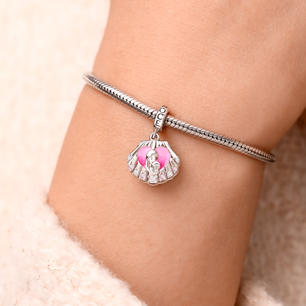 Rotatable Shell Photo Charm image number 3