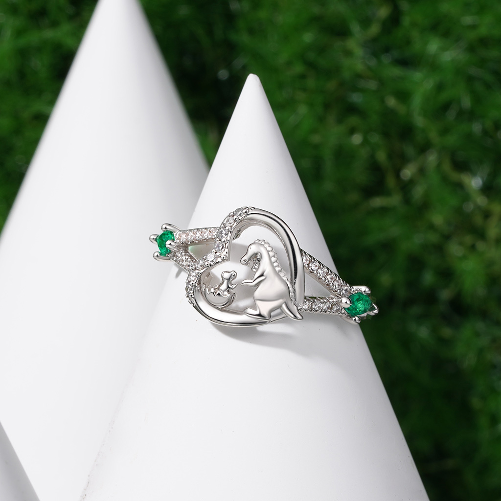Dinosaur Heart Ring image number 2
