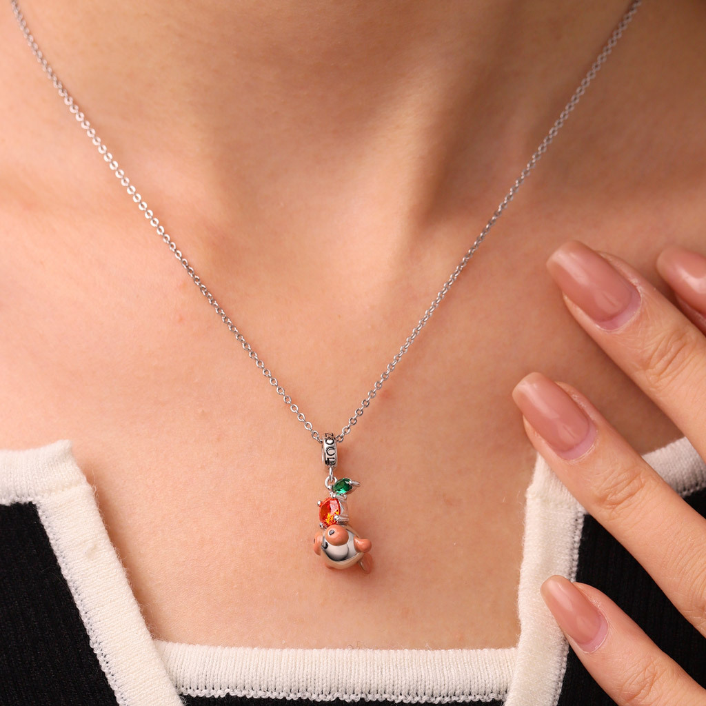 Bubble-eye Goldfish Pendant image number 4