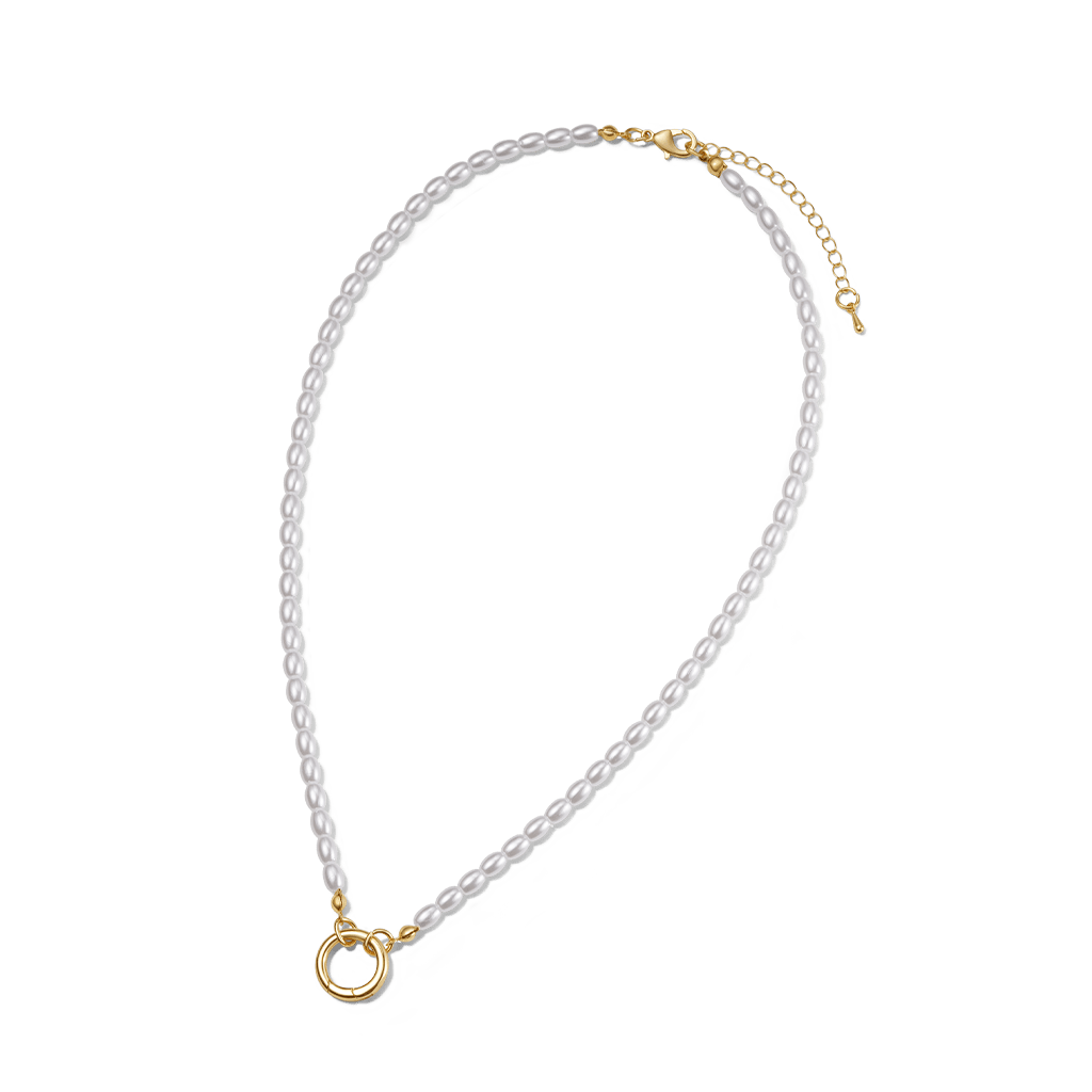 Pearl Ocean Clasp Chain Necklace image number 2