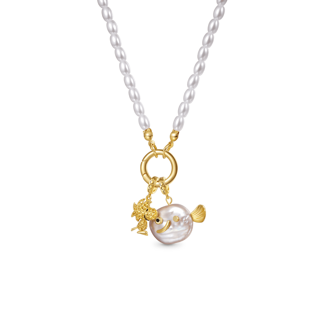 Pearl Ocean Clasp Chain Necklace image number 0