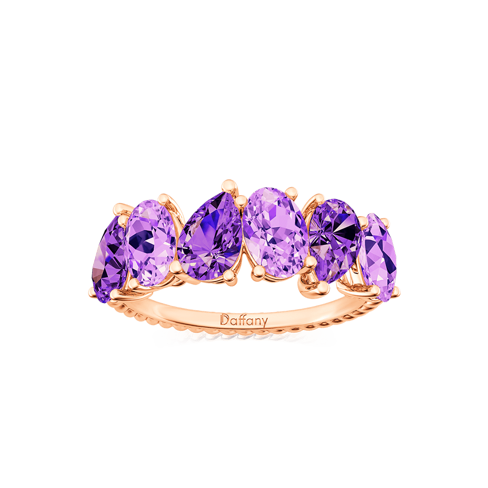 Oval & Pear Channel Wedding Ring image number 0