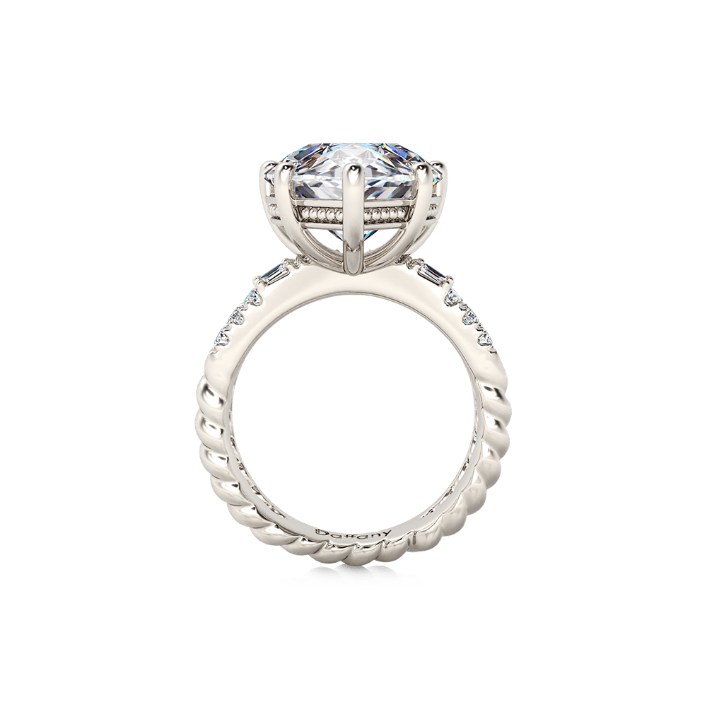 Pear Cut Split Shank Cocktail Ring image number 2