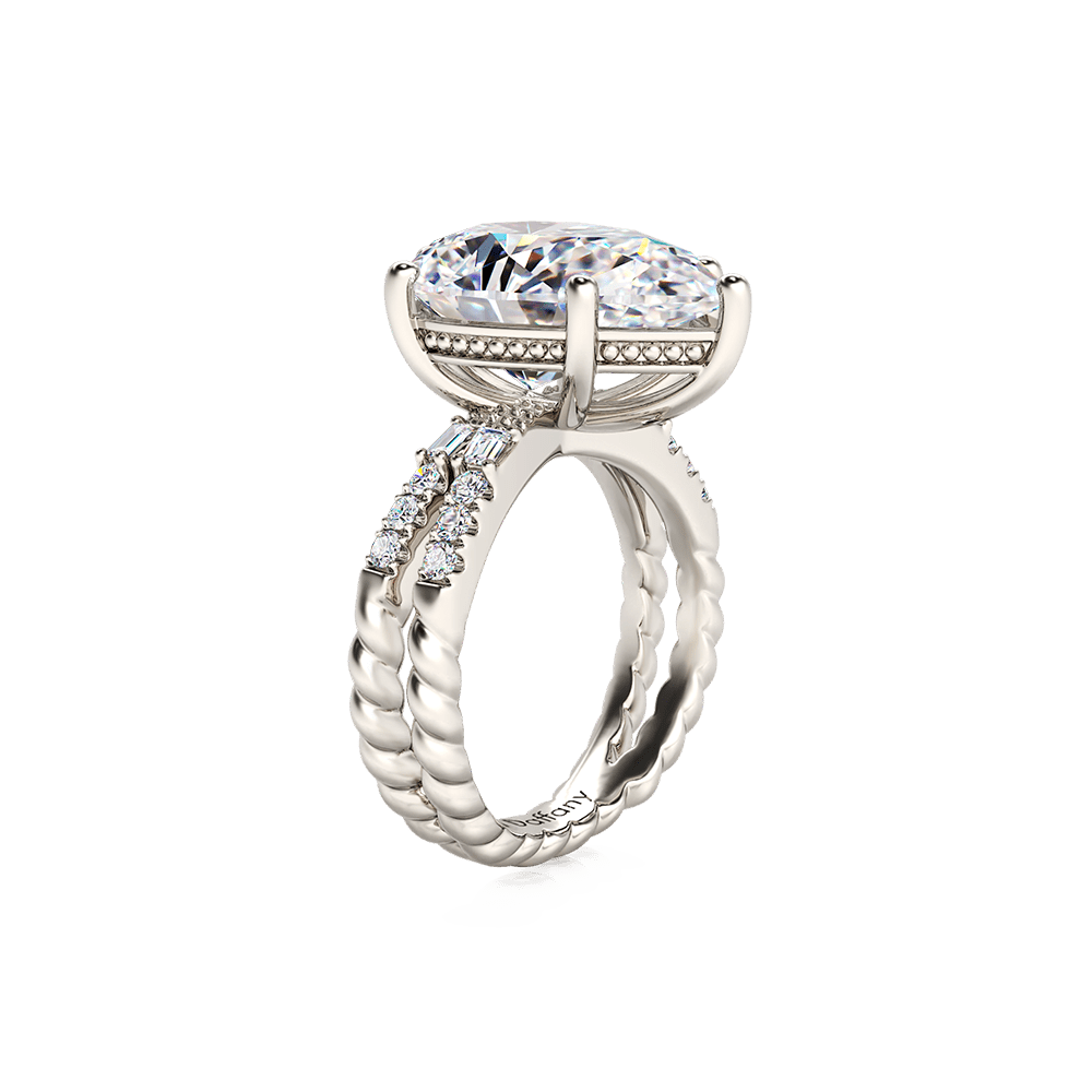 Pear Cut Split Shank Cocktail Ring image number 3