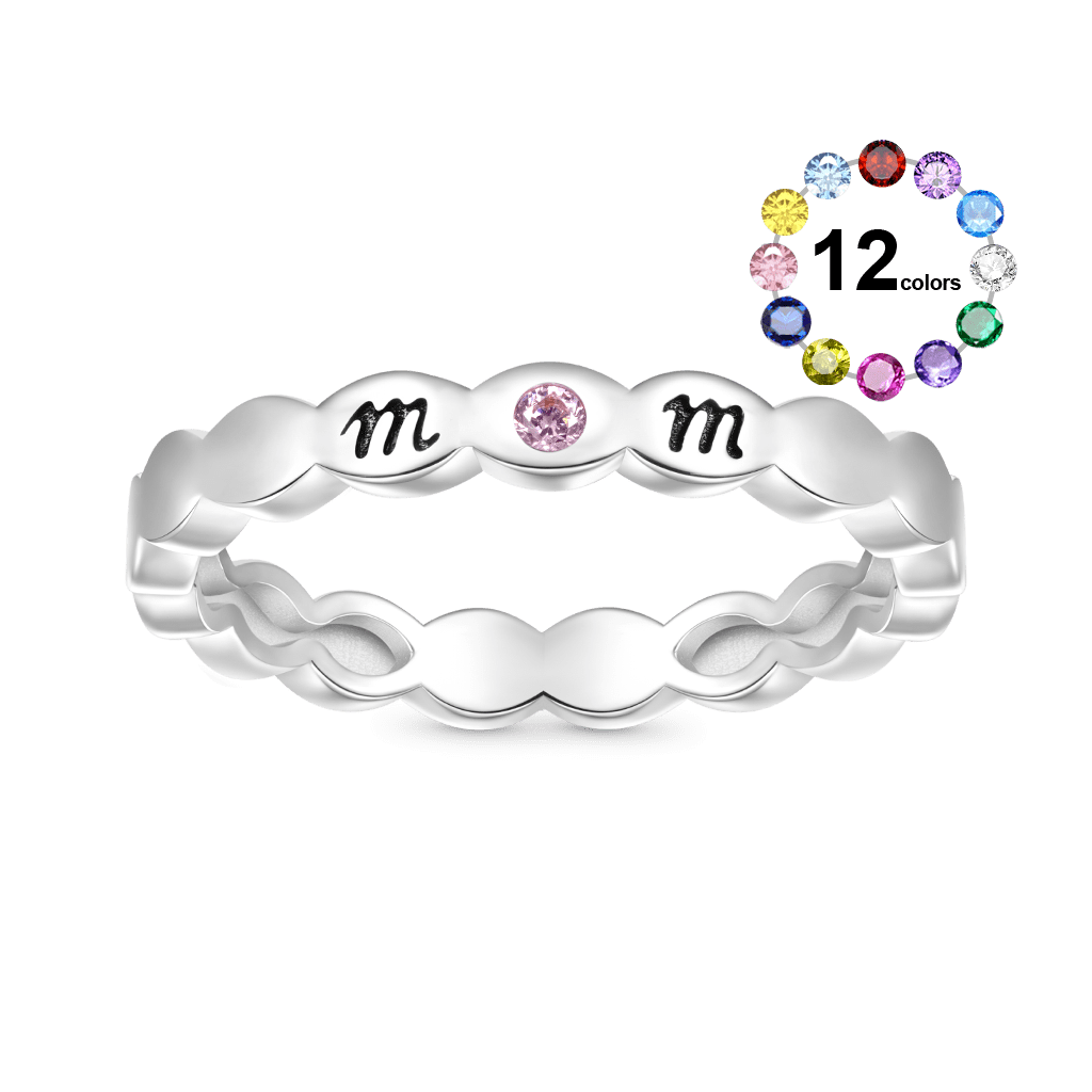 Heart Teardrop Eternity Ring image number 0