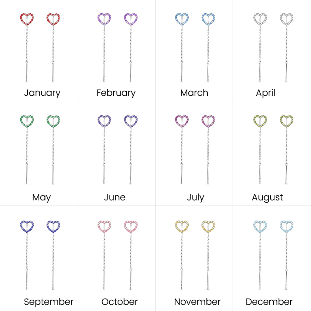 Open Heart Threaders Earrings image number 2