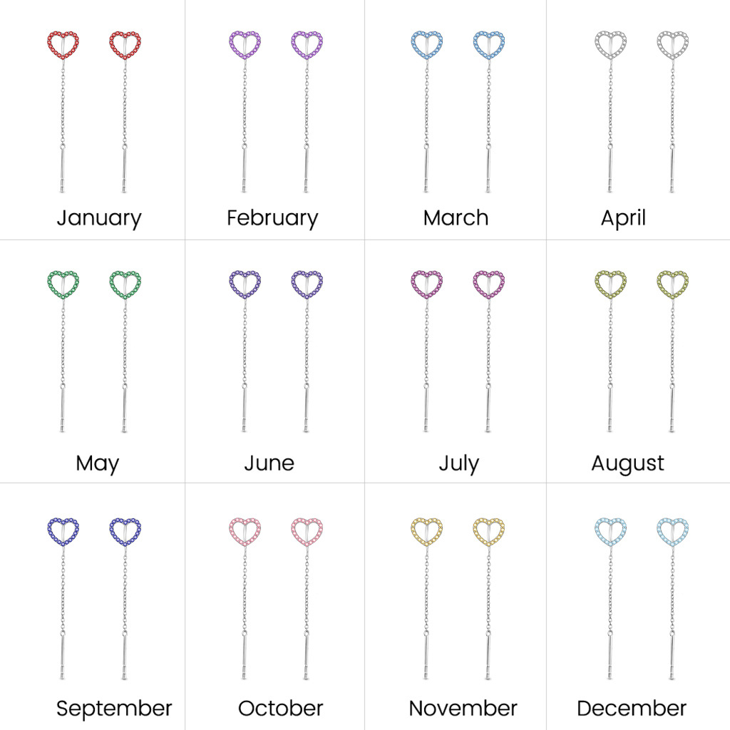 Open Heart Threaders Earrings image number 2