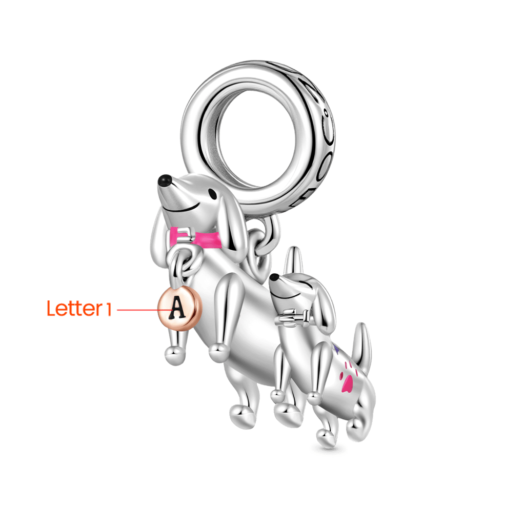 Dachshund Mother Child Pendant image number 2