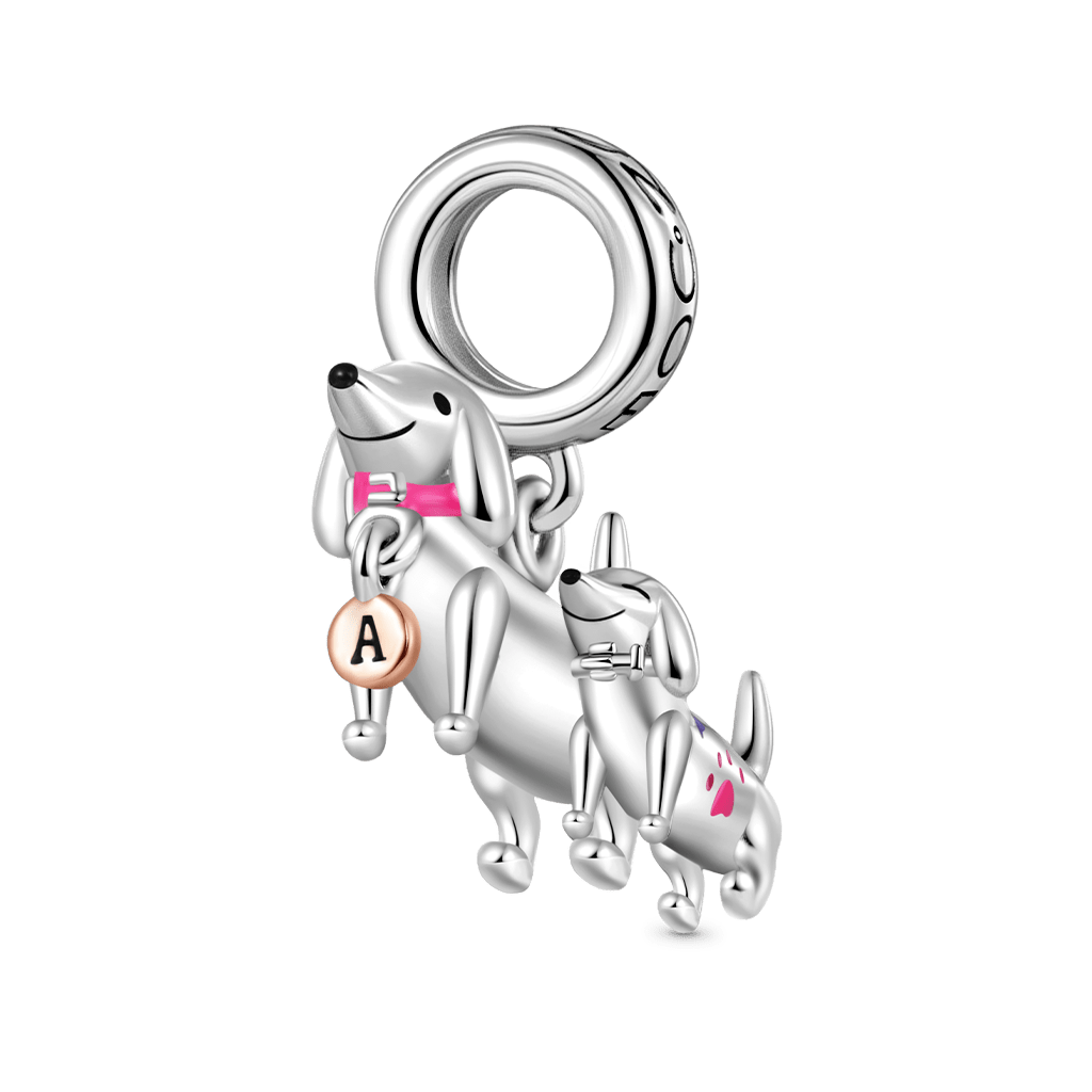 Dachshund Mother Child Pendant image number 1