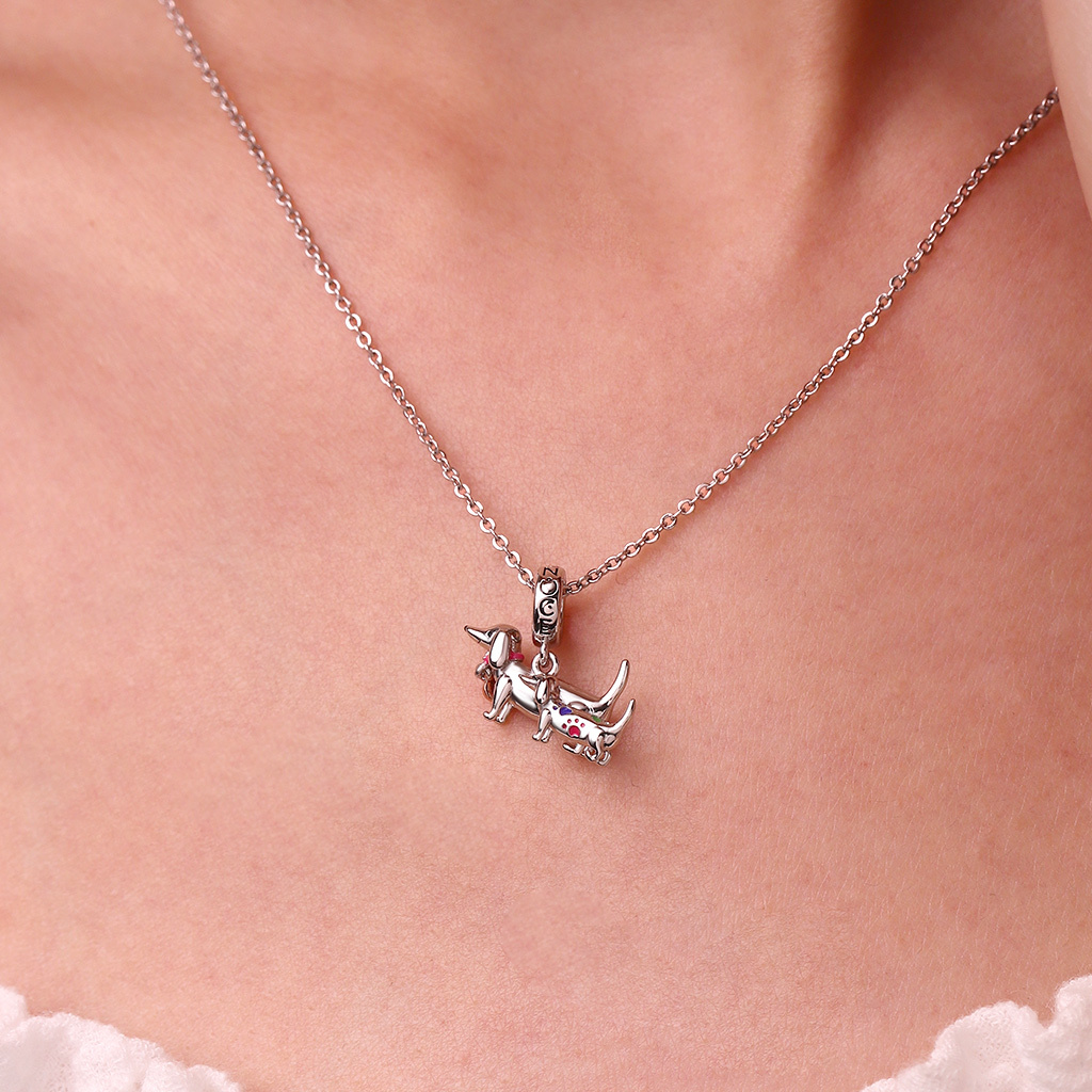 Dachshund Mother Child Pendant image number 5