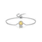 Round Cut Adjustable Chain Bracelet image number 0