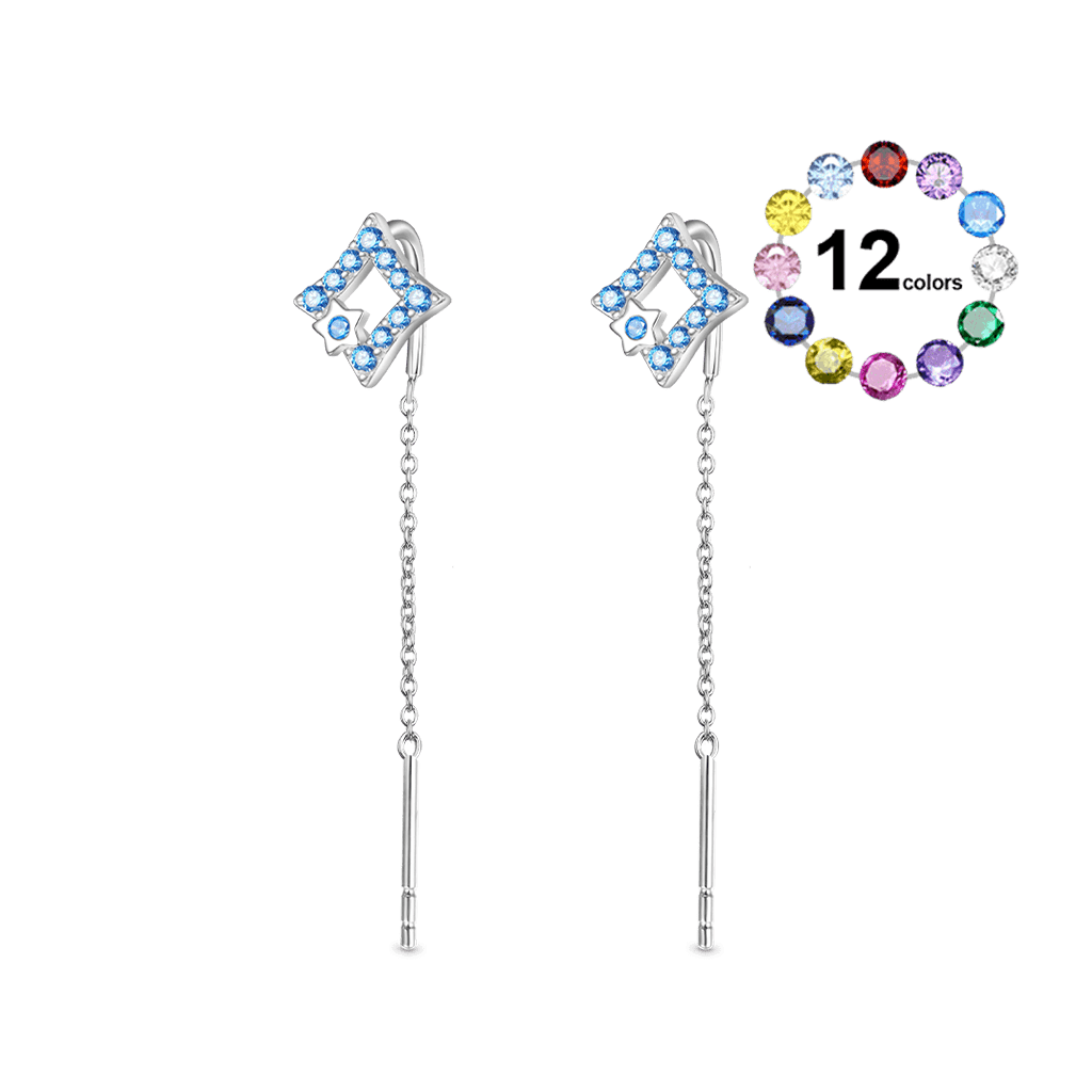 Star Threaders Earrings image number 0