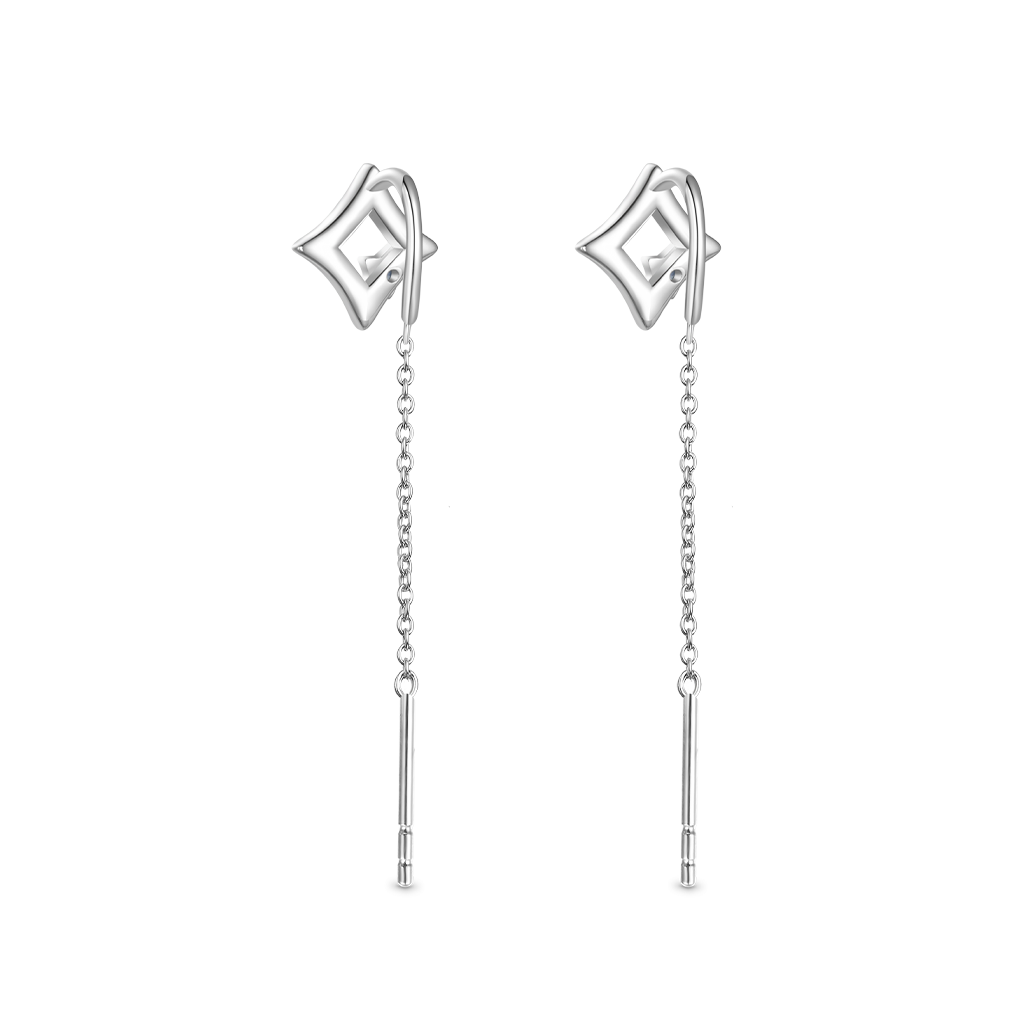 Star Threaders Earrings image number 2