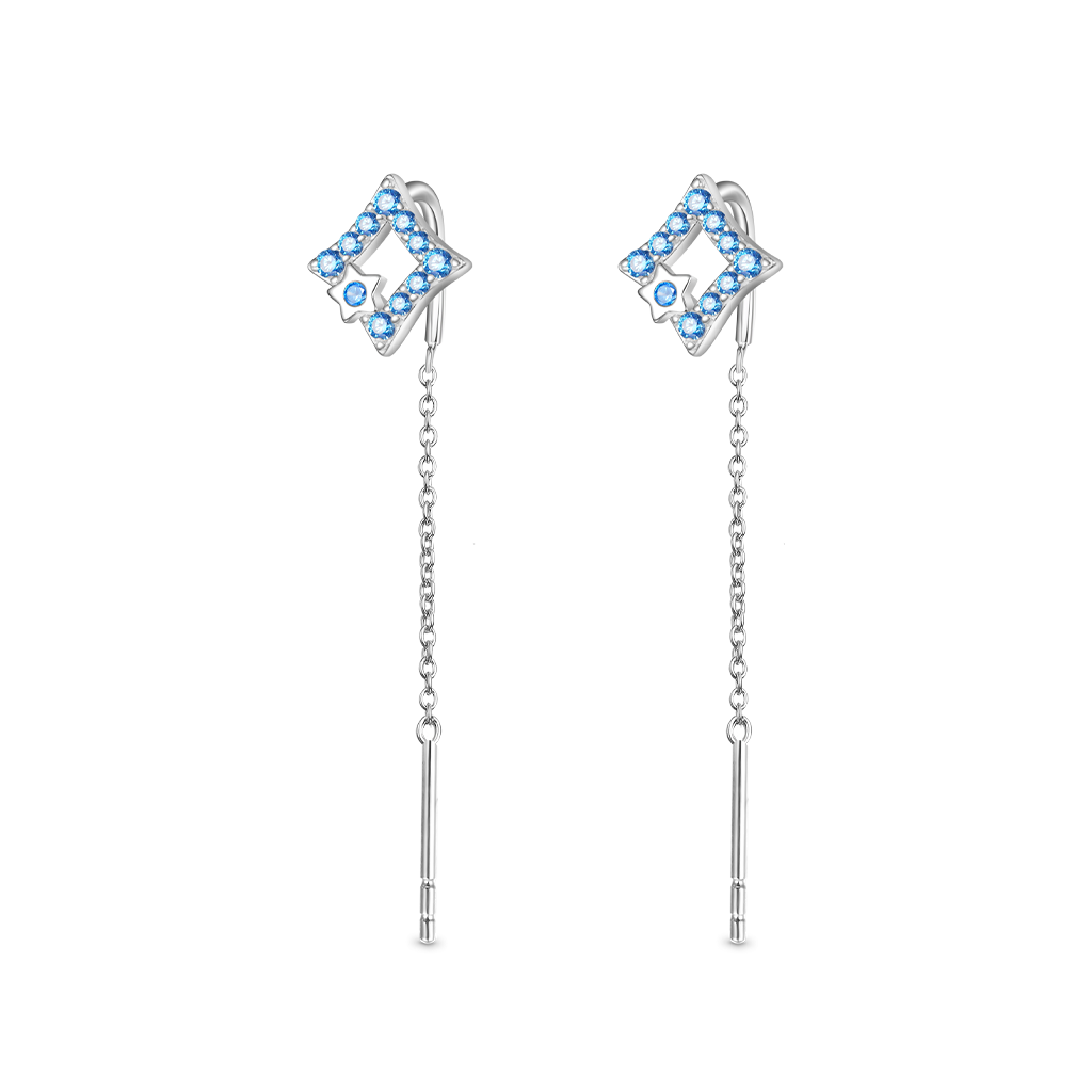 Star Threaders Earrings image number 1