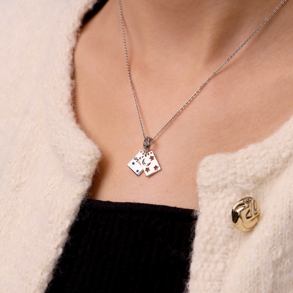 Moonlight Spiral Notebook Pendant image number 6