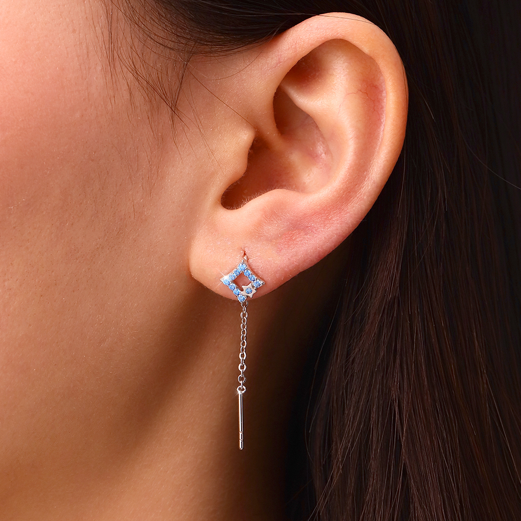 Star Threaders Earrings image number 5