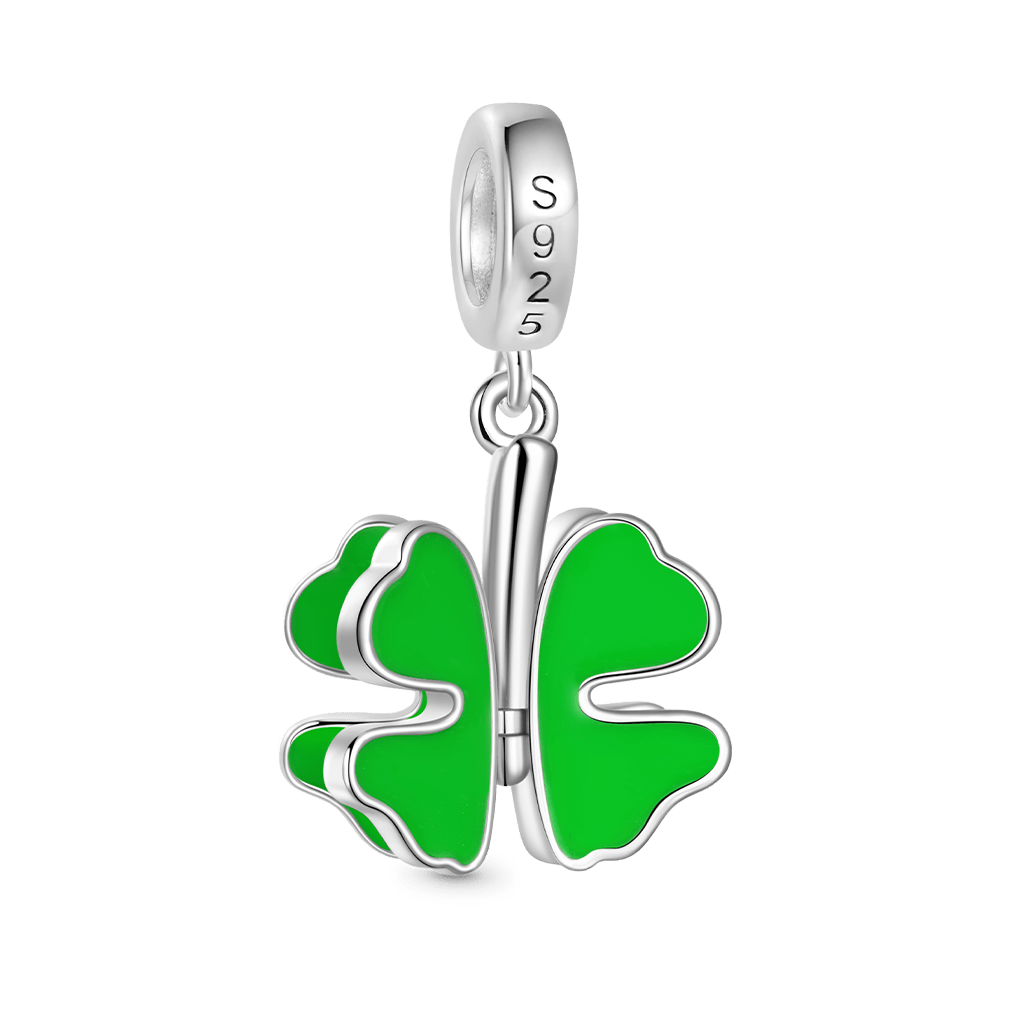 Four-leaf Clover Swaying Leafs Pendant image number 2