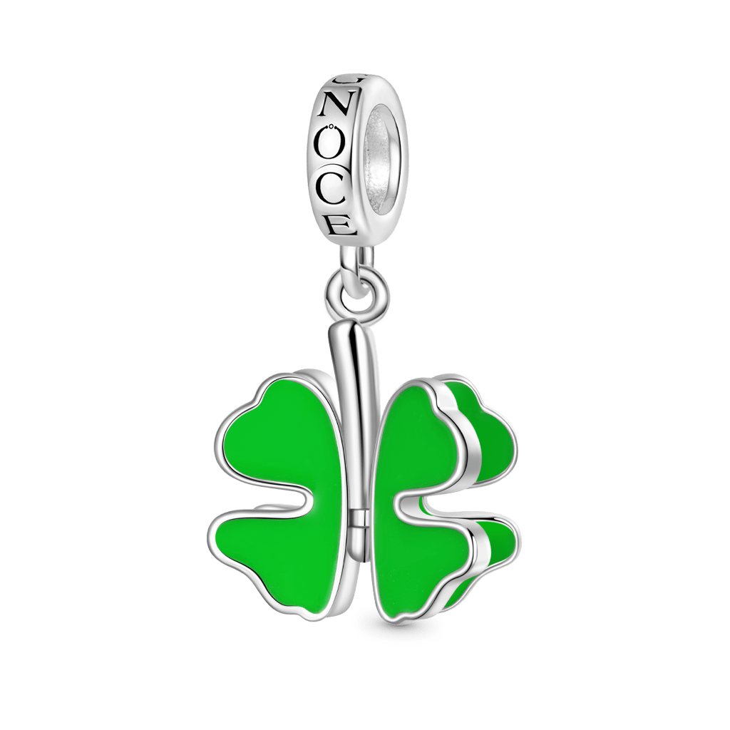 Four-leaf Clover Swaying Leafs Pendant image number 1