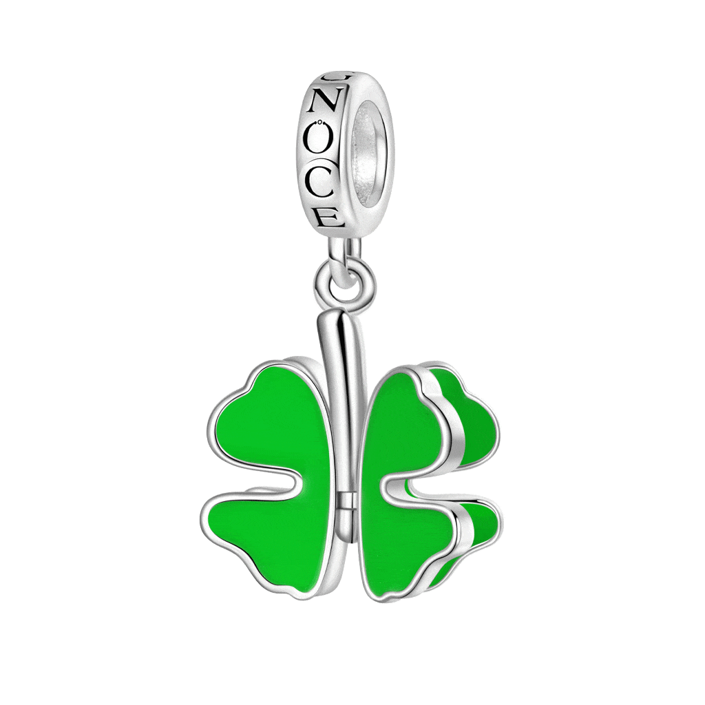 Four-leaf Clover Swaying Leafs Pendant image number 0
