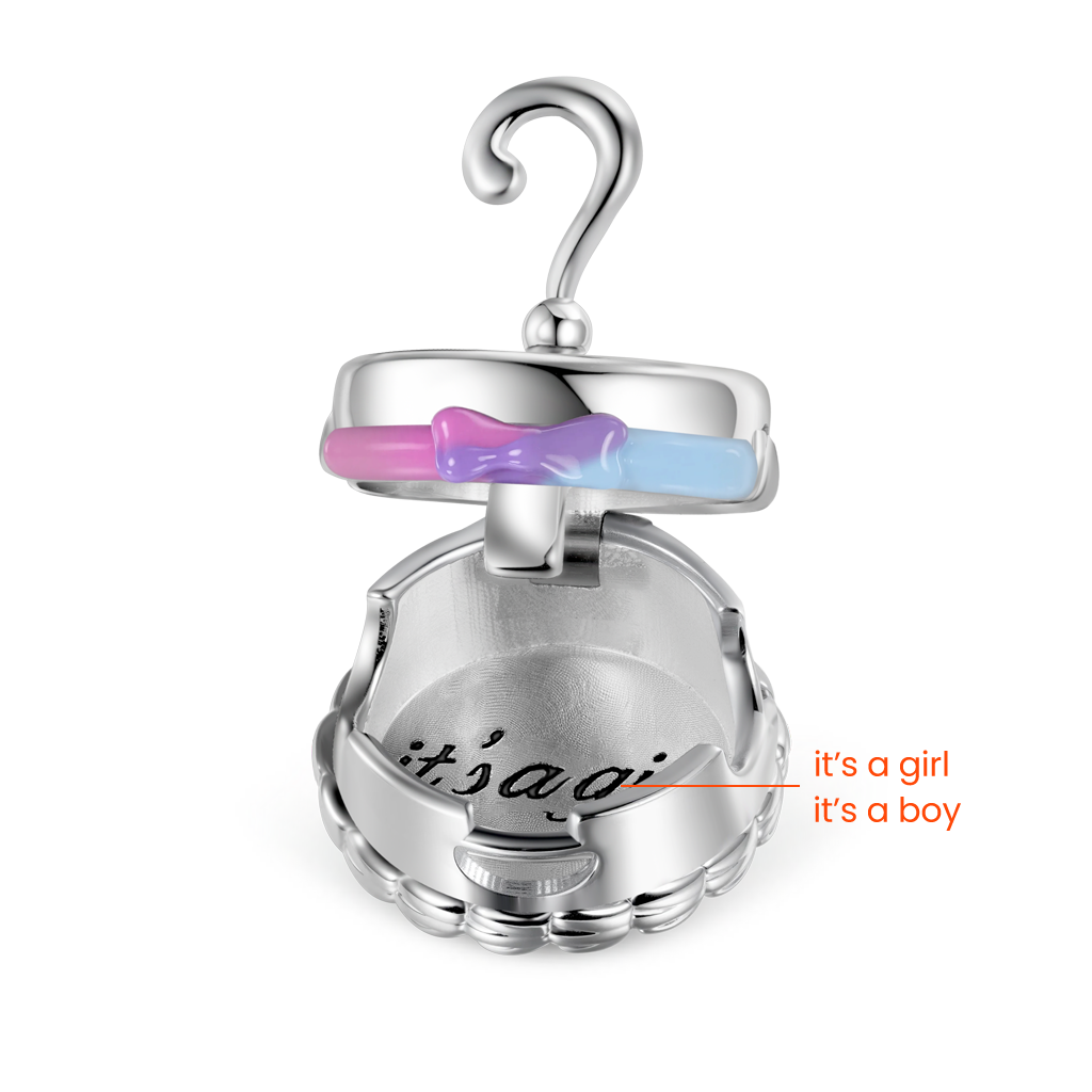 Baby Gender Reveal Cake Charm image number 1