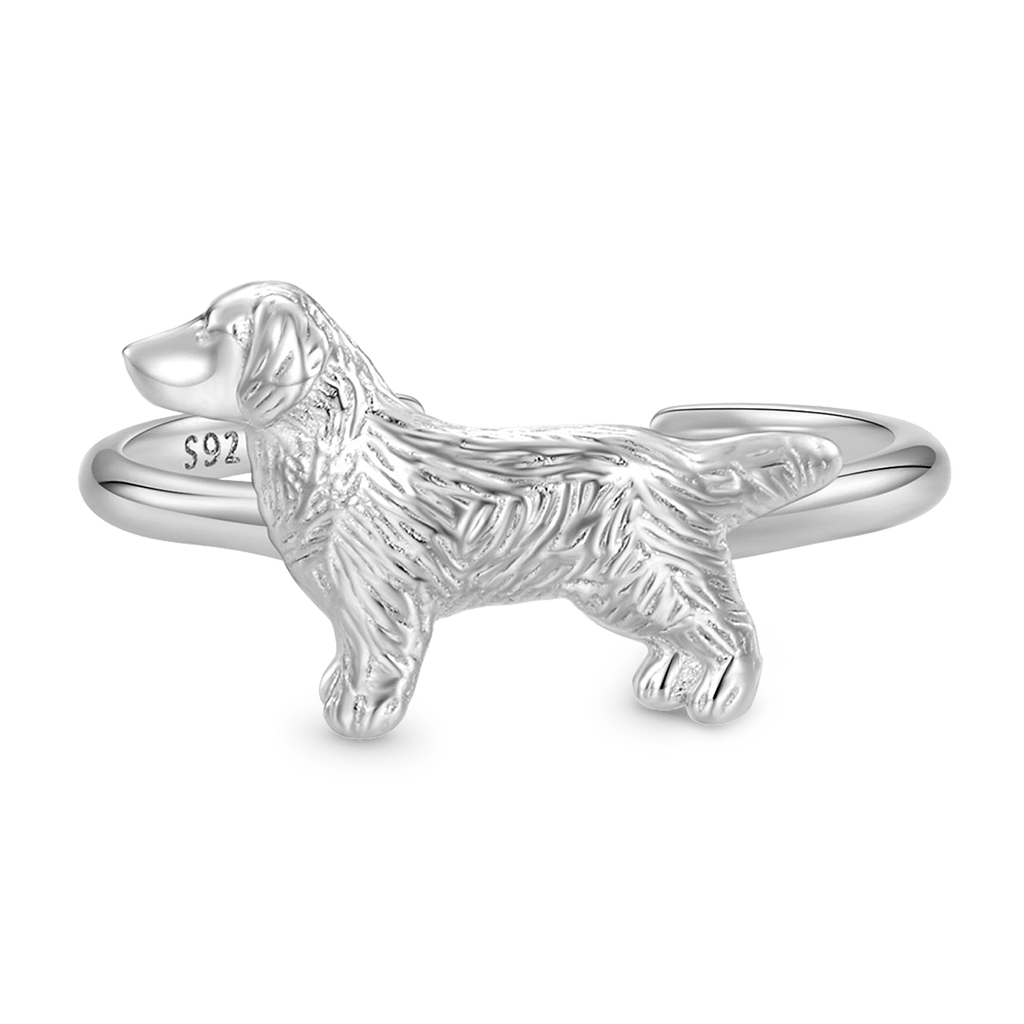 Golden Retriever Band Ring image number 0