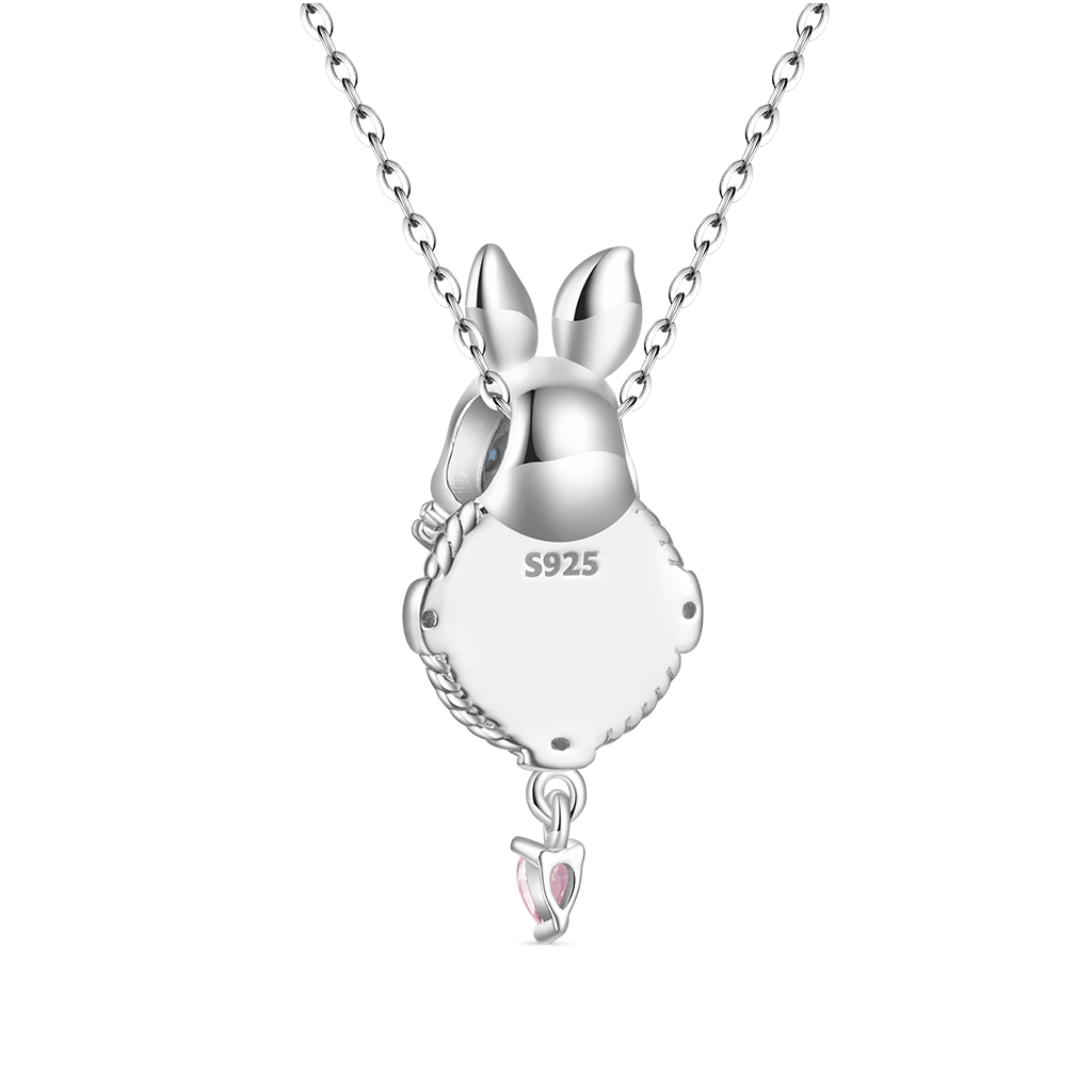 Moonstone Easter Rabbit Necklace image number 2