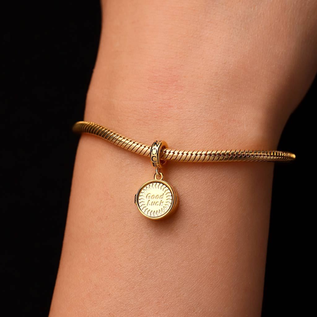 Gold Coin Chocolate Pendant image number 6