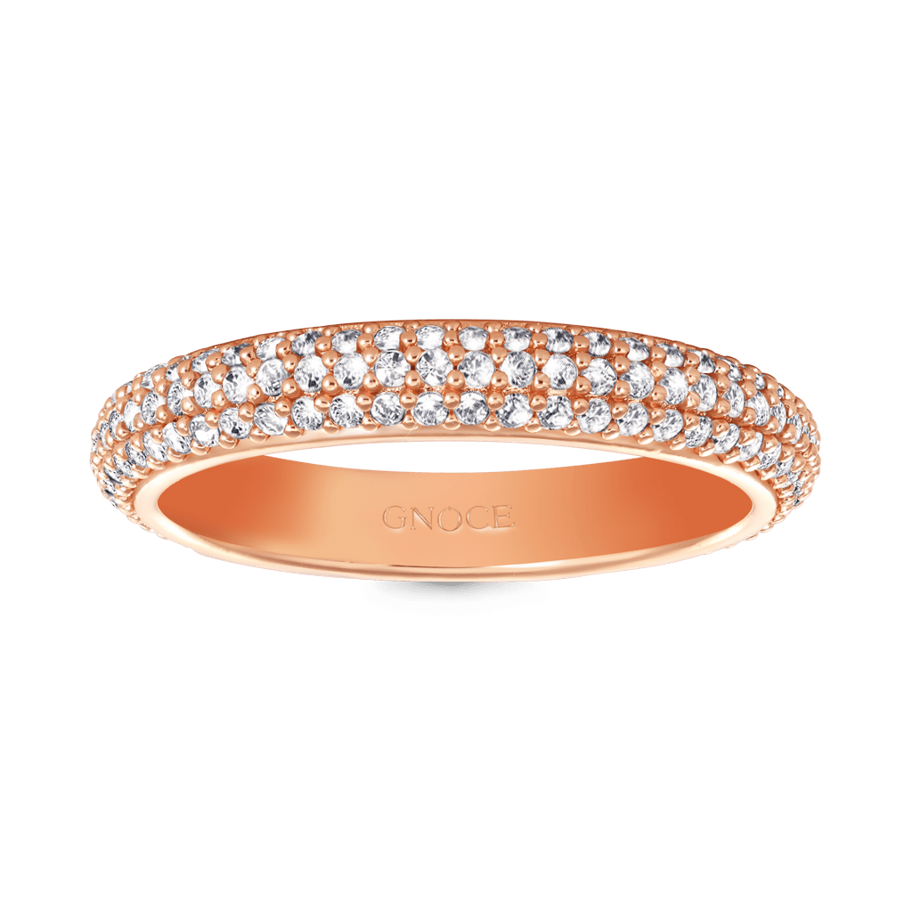 Topaz Petit Signature Pavé Band image number 0