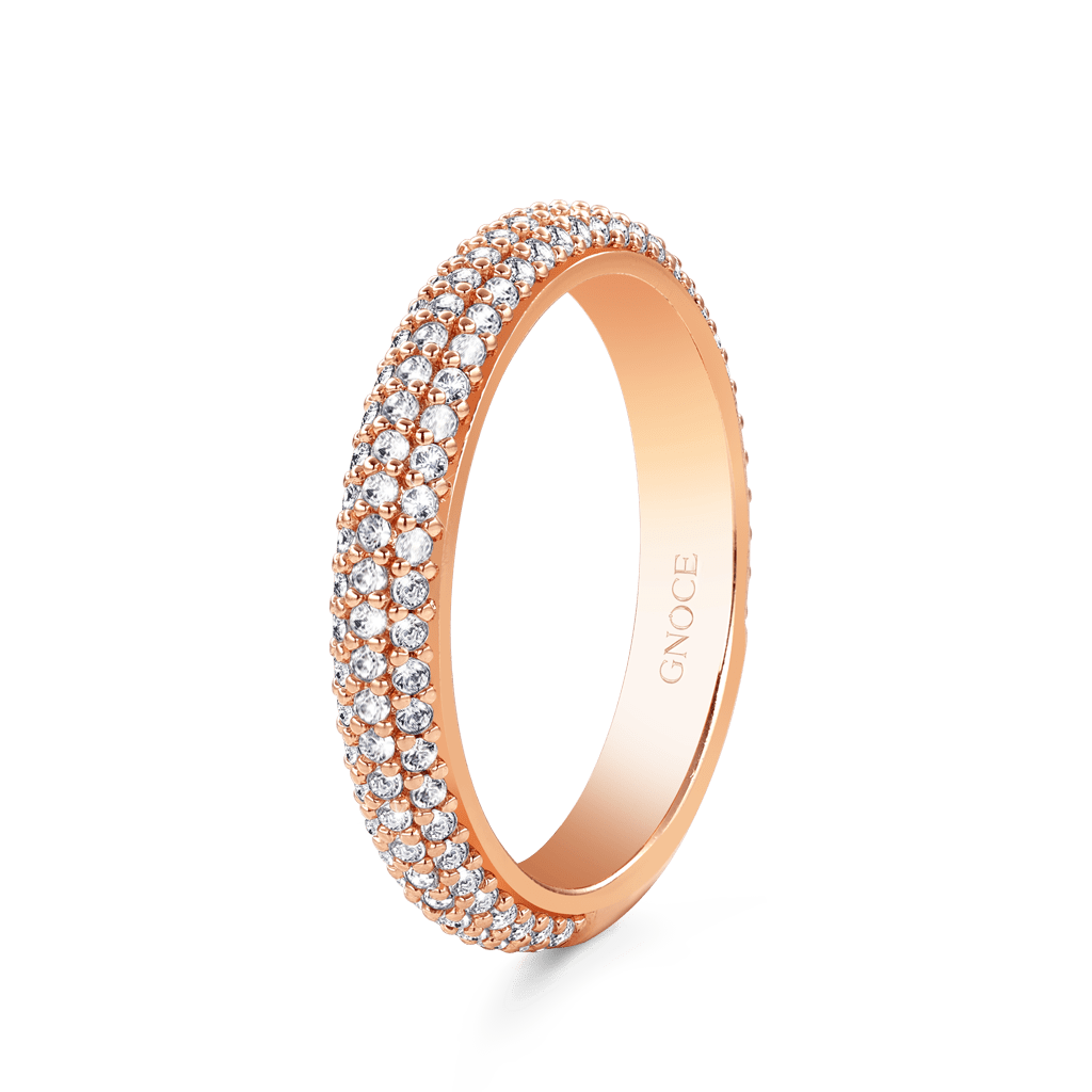 Topaz Petit Signature Pavé Band image number 1