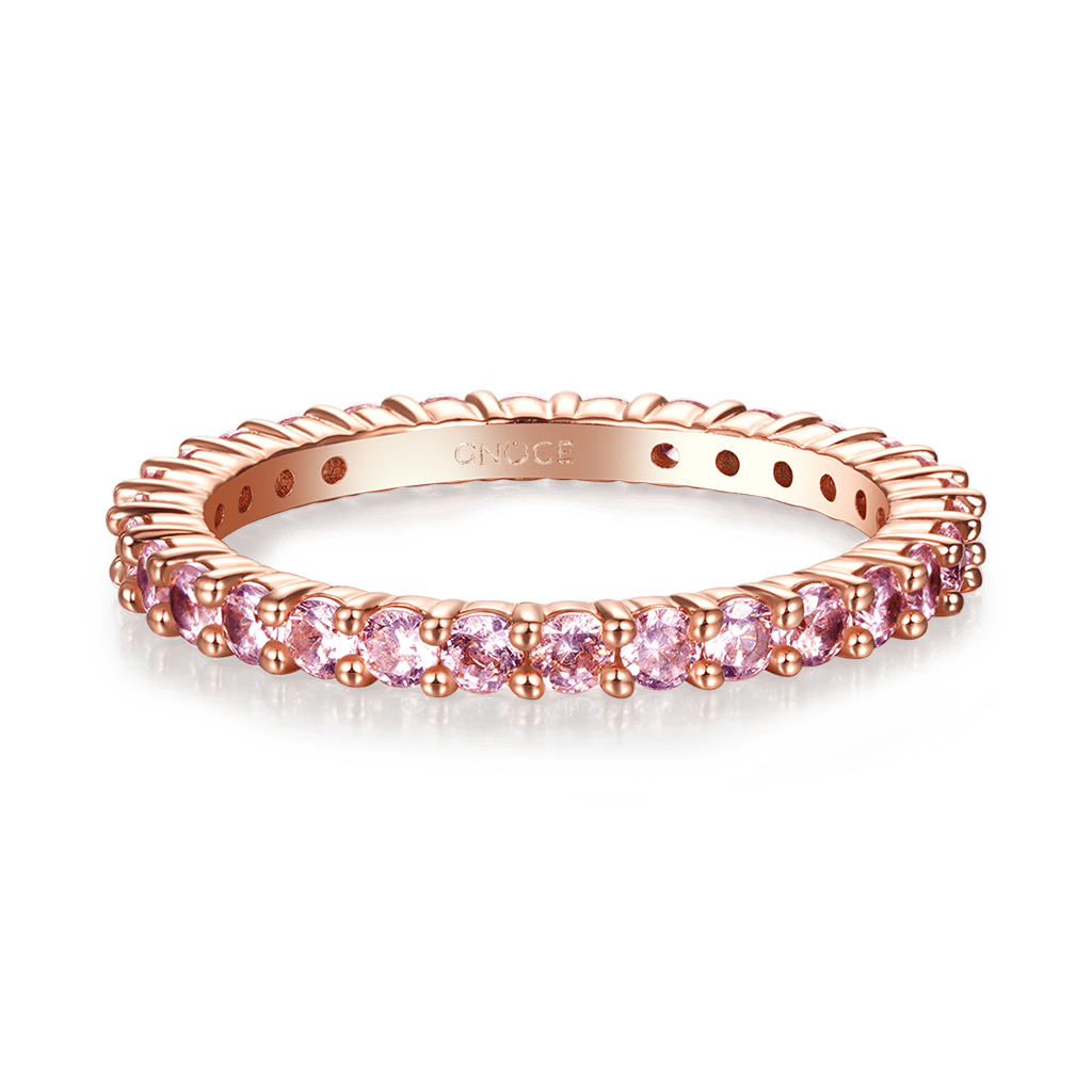 Morganite Round-cut Statement Band image number 0