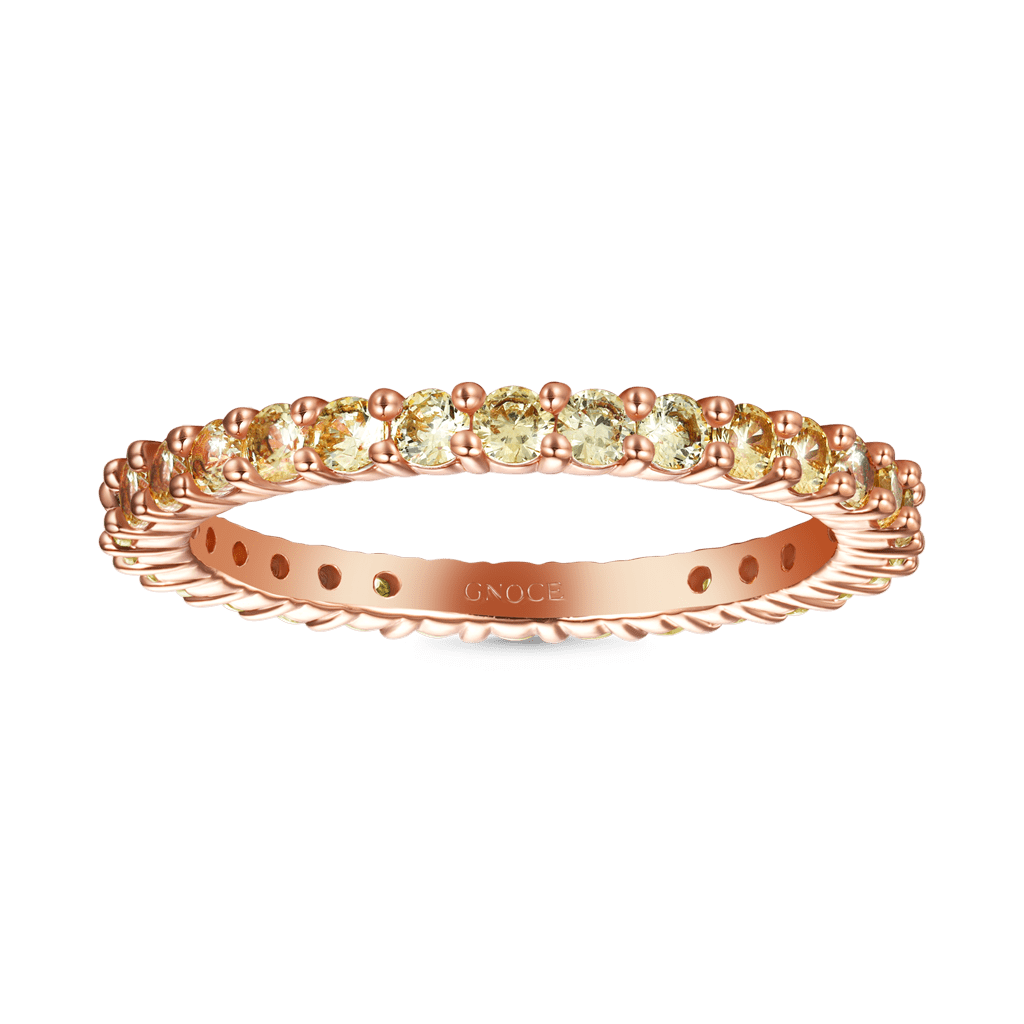 Citrine Round-cut Statement Band image number 0