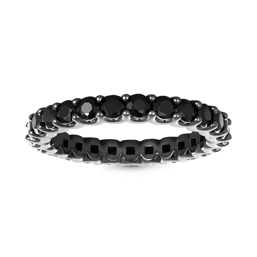 Black Onyx Round-cut Band image number 0