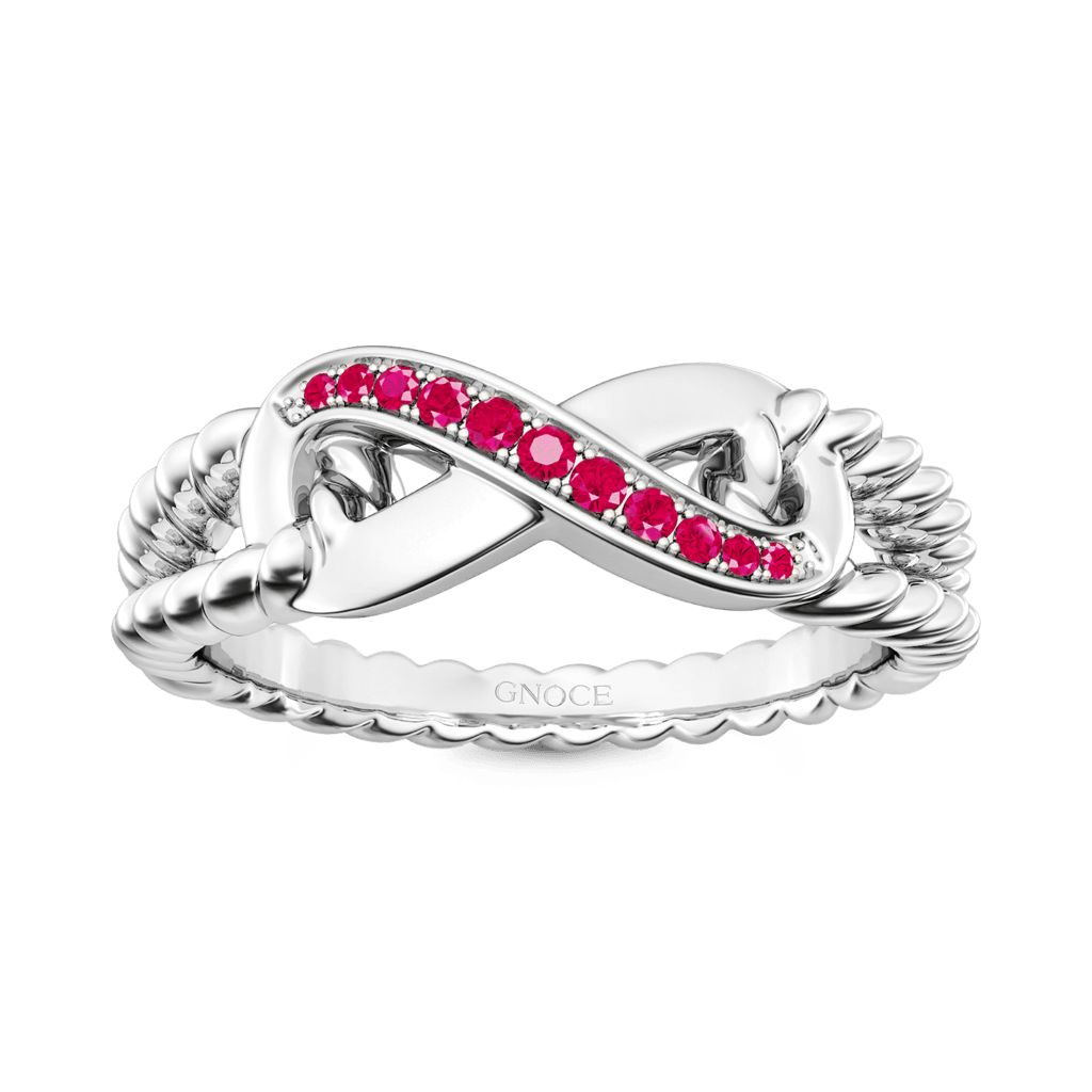 Sparkle Infinity Split Shank Promise Ring image number 0