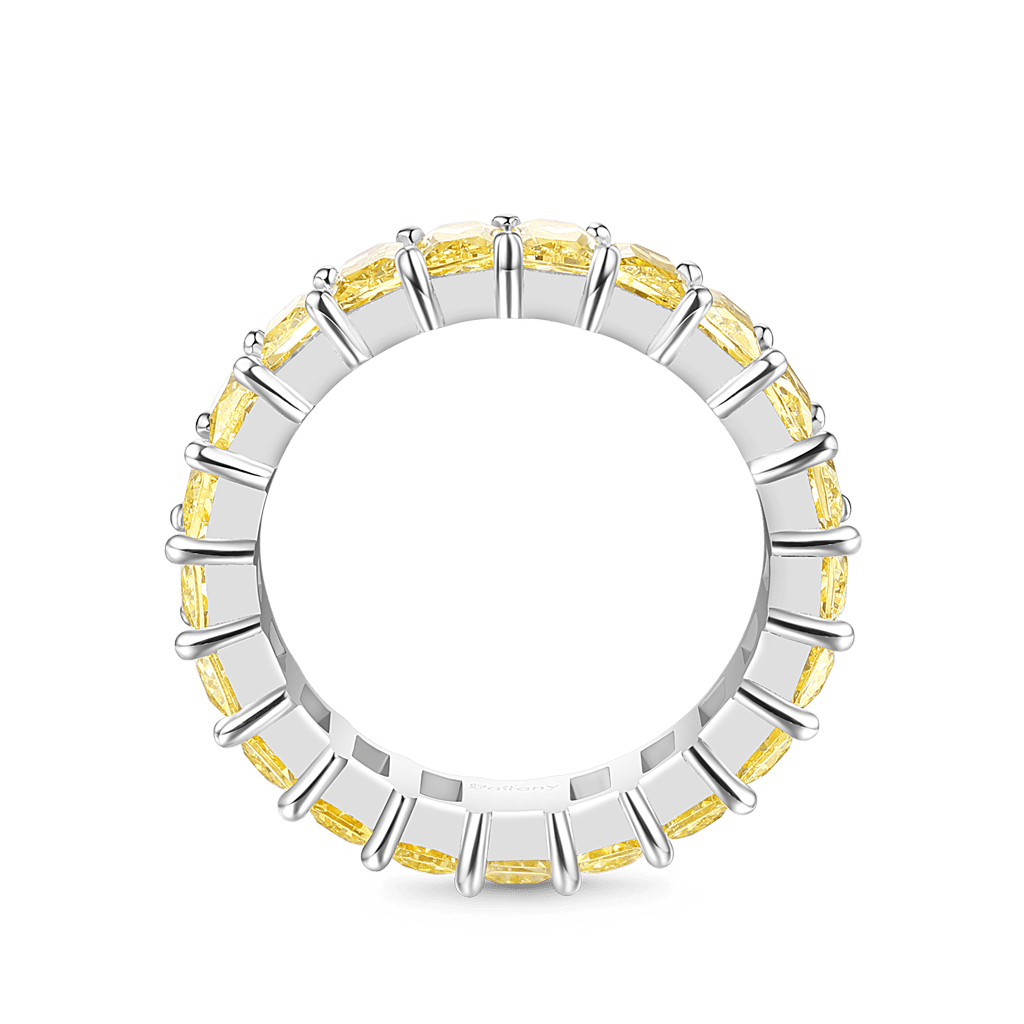 Citrine Baguette Cut Eternity Band image number 2