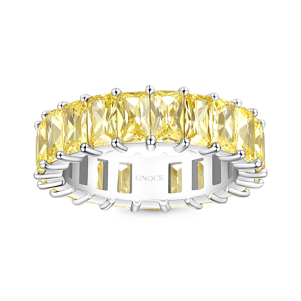 Citrine Baguette Cut Eternity Band image number 0