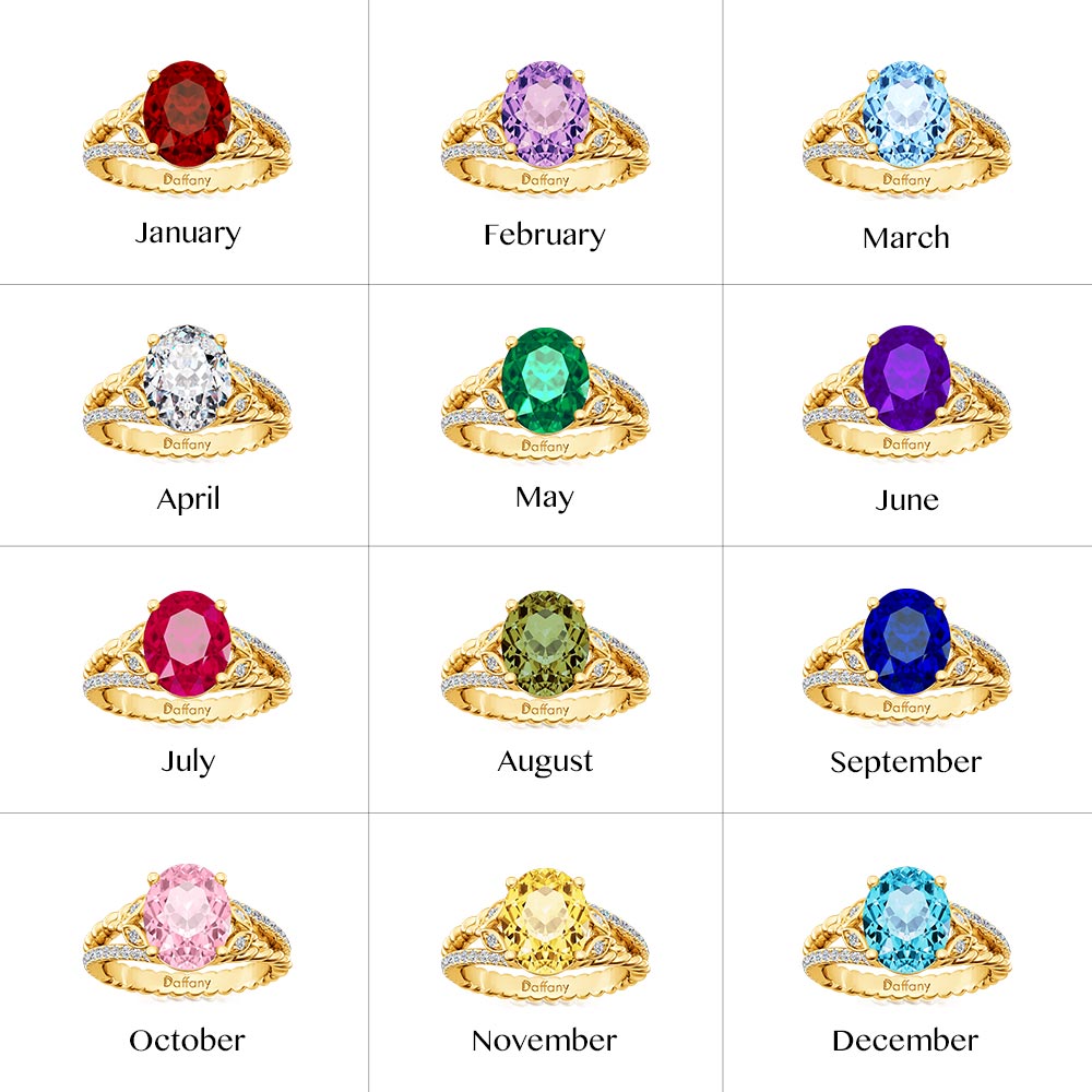 Garnet Oval-cut Vintage Split Shank Ring image number 4