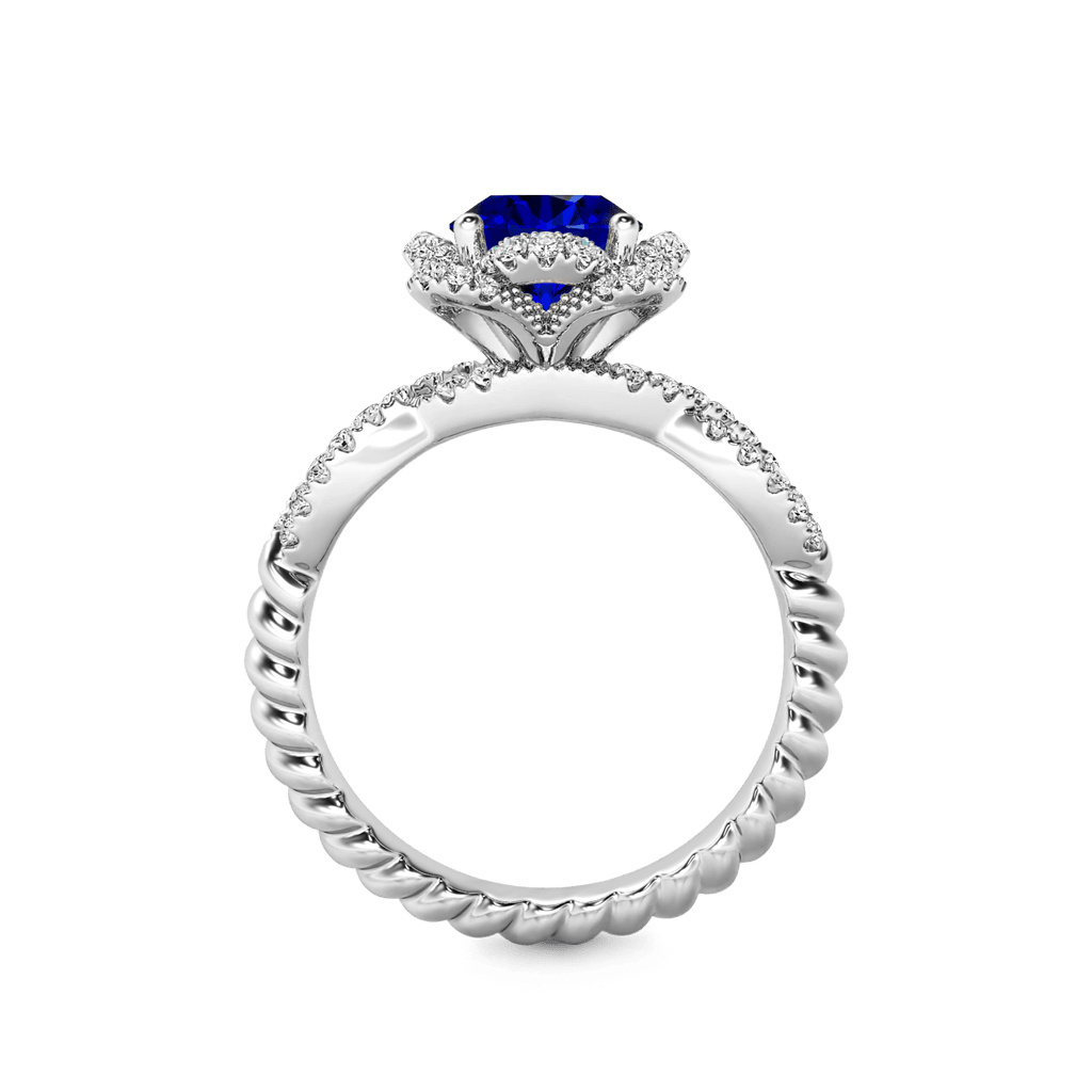 Round Cut Vintage Birthstone Ring image number 1