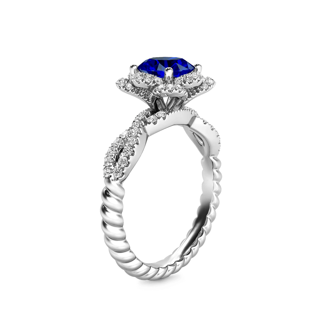 Round Cut Vintage Birthstone Ring image number 3