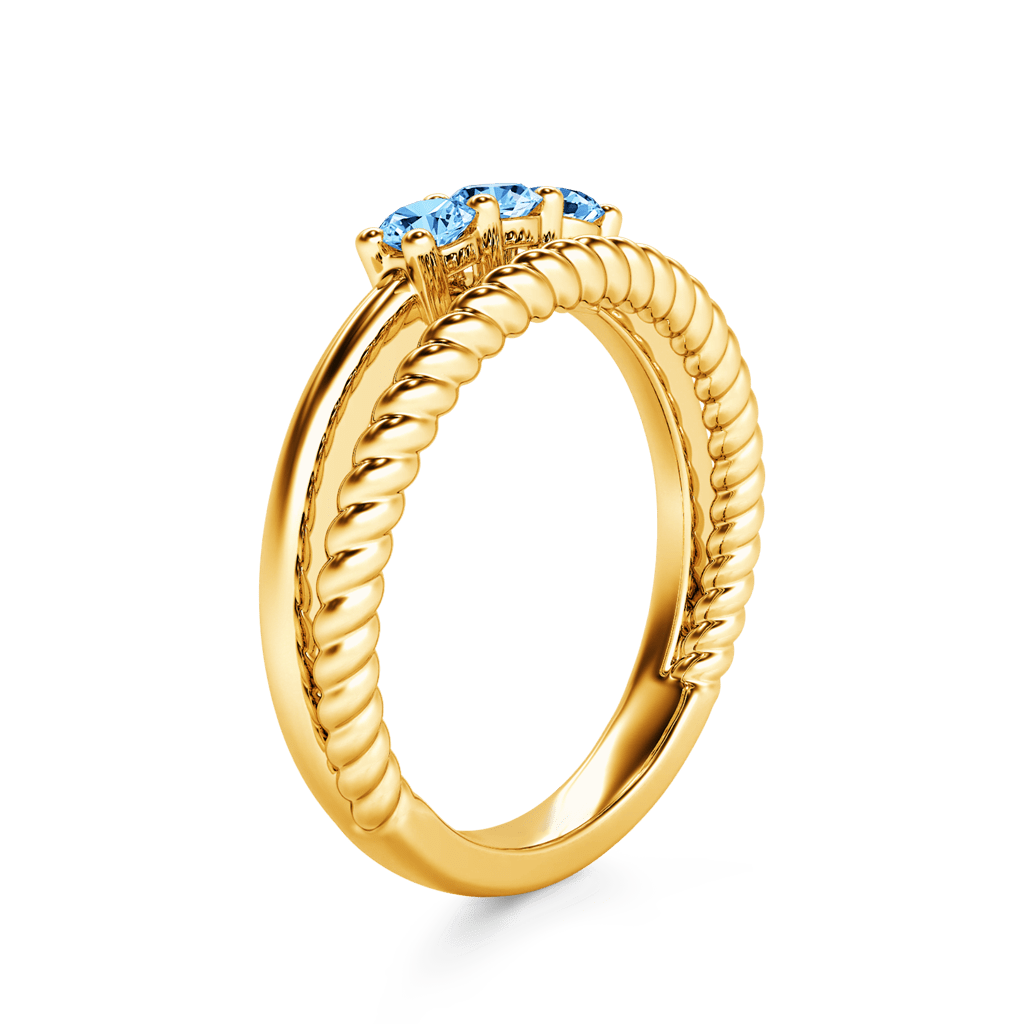 Split Shank Engagement Ring image number 2