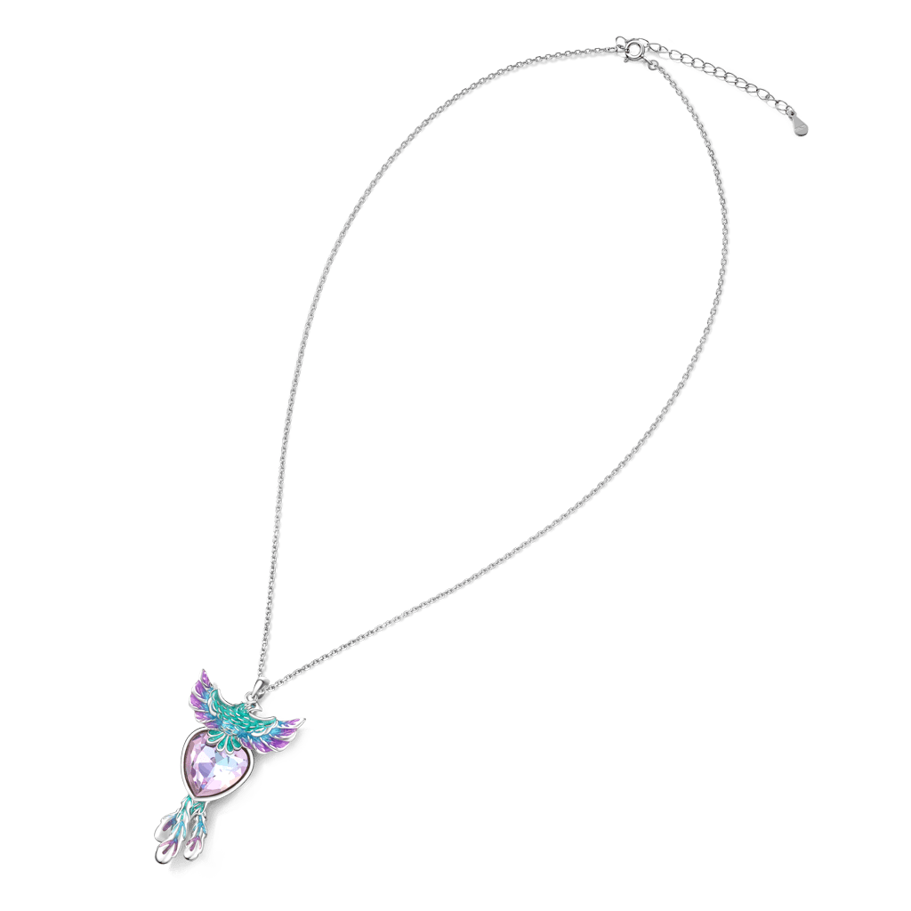 Phoenix Embrace Heart Necklace image number 2