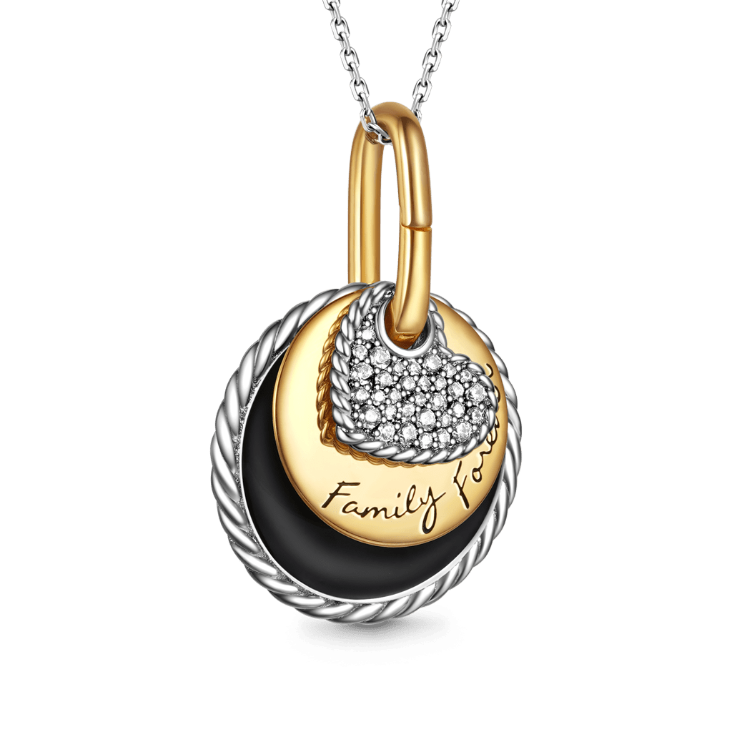 Family Forever Pendant Necklace image number 1