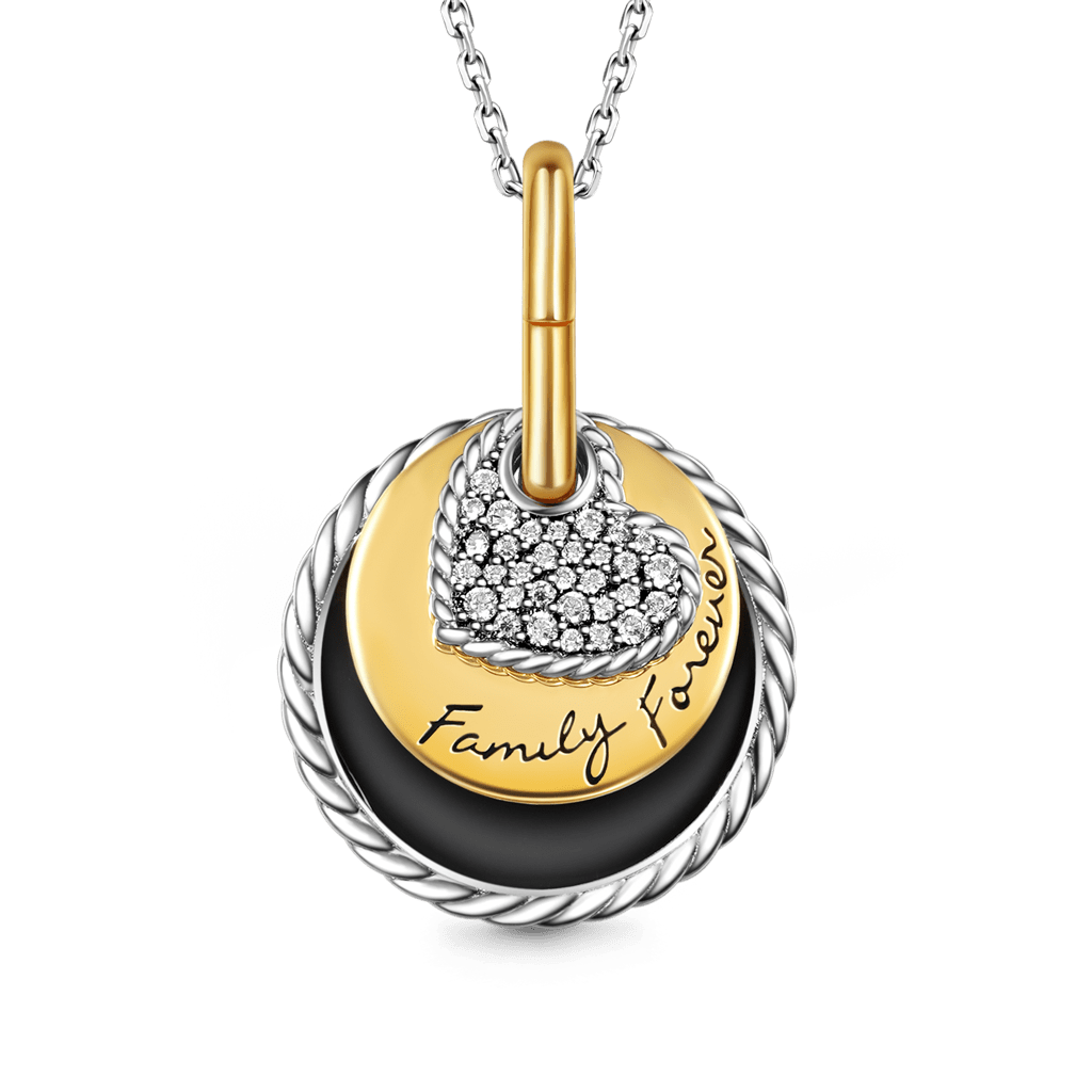 Family Forever Pendant Necklace image number 0