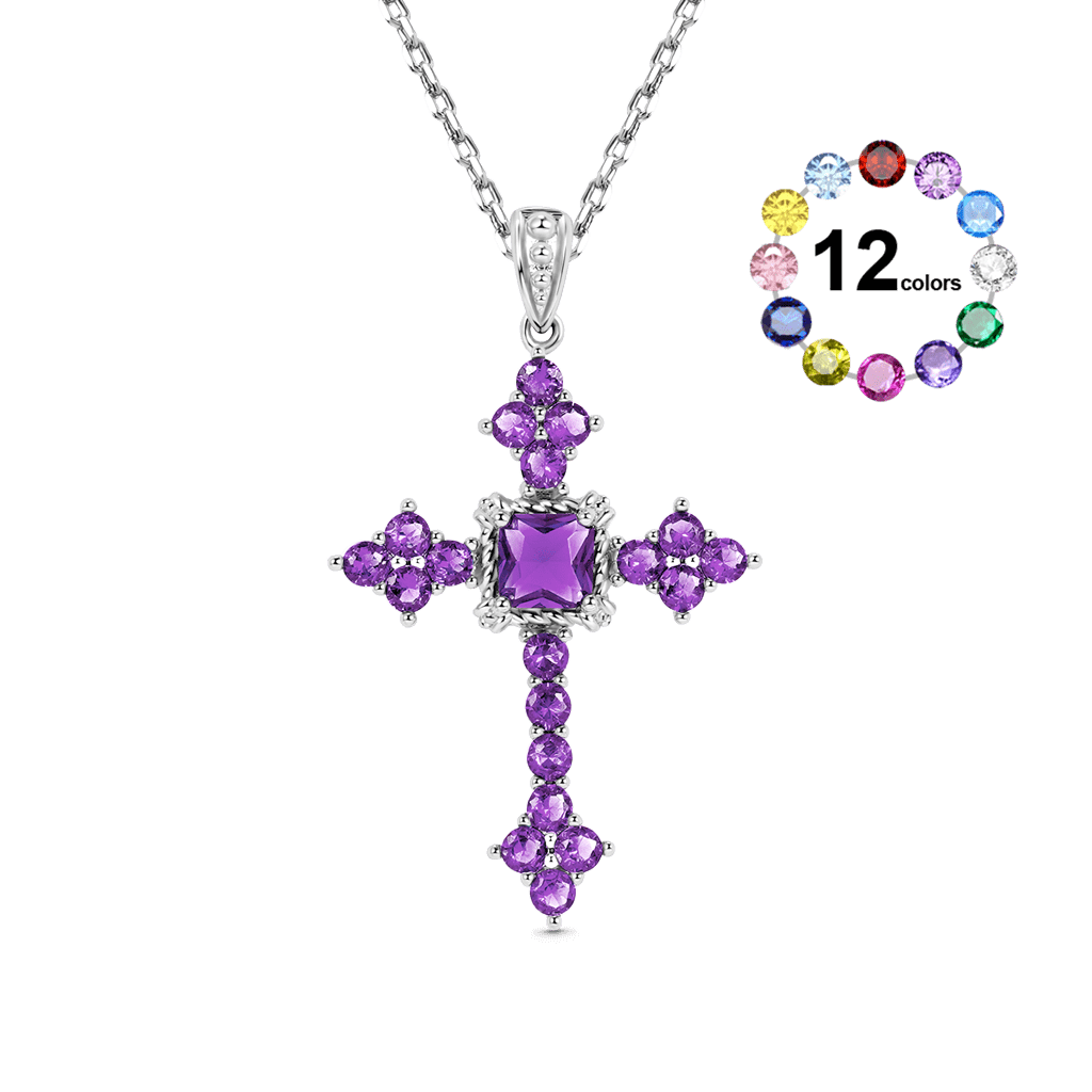 Elegant Vintage Cross Necklace image number 0
