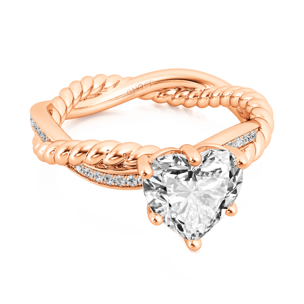 Heart Twist Infinity Ring image number 1