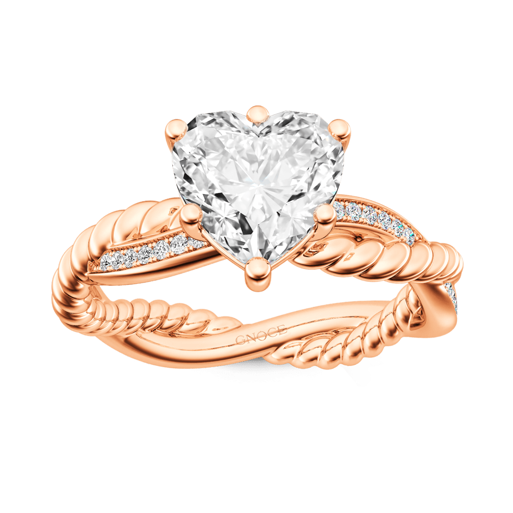 Heart Twist Infinity Ring image number 0