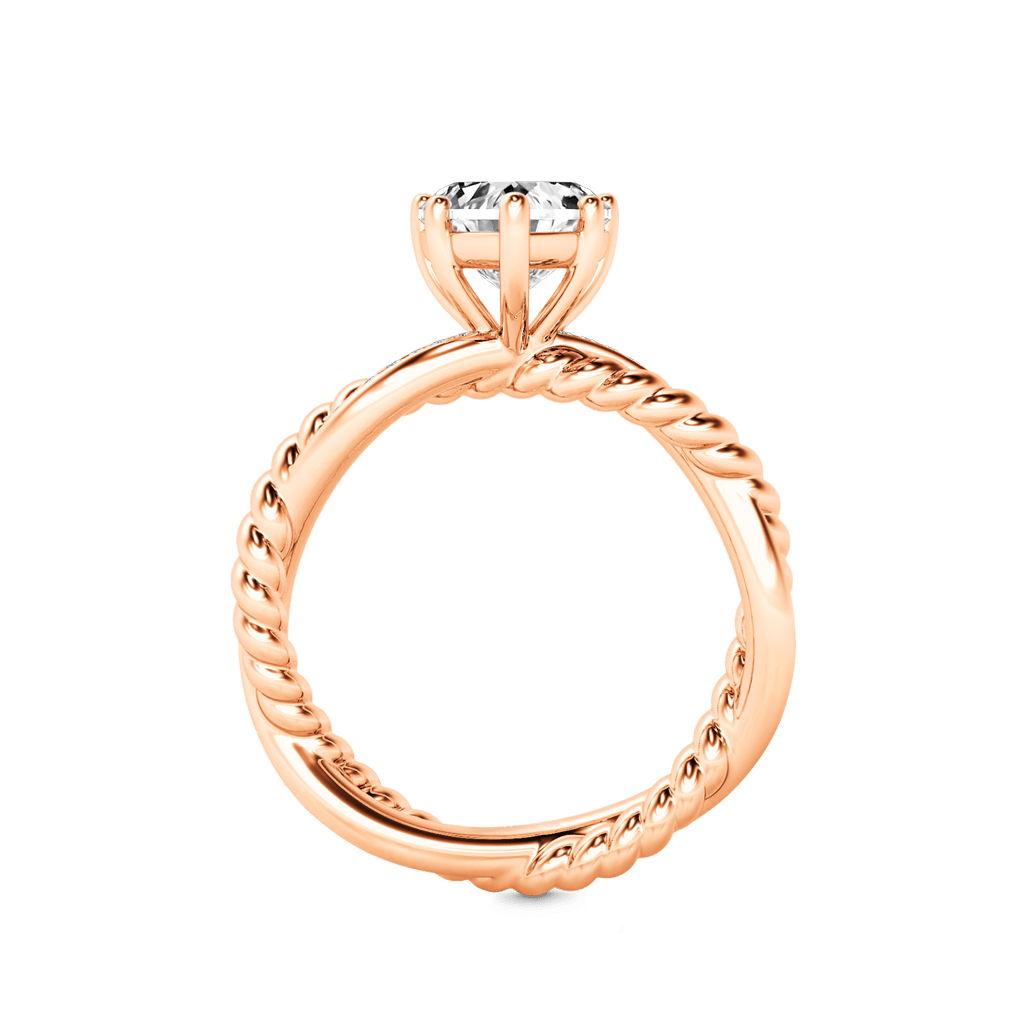 Heart Twist Infinity Ring image number 2