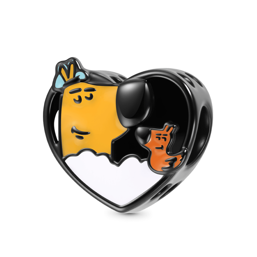 Chill Guy Bath Heart Charm image number 0