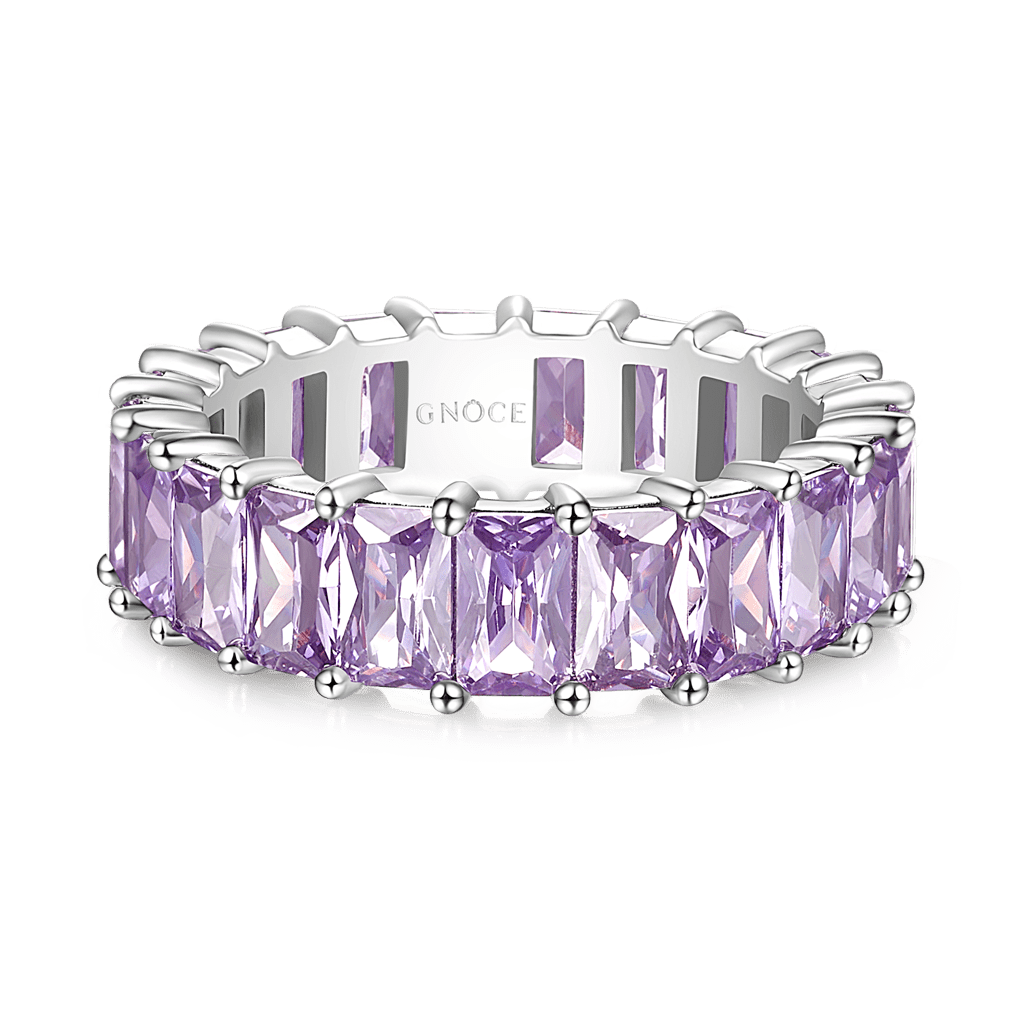 Baguette Cut Eternity Band Ring image number 0