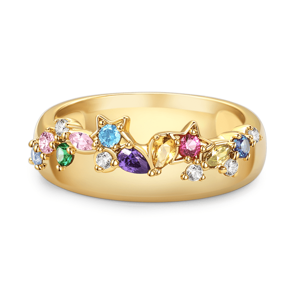 Fancy Color Mixed Shape Ring image number 0
