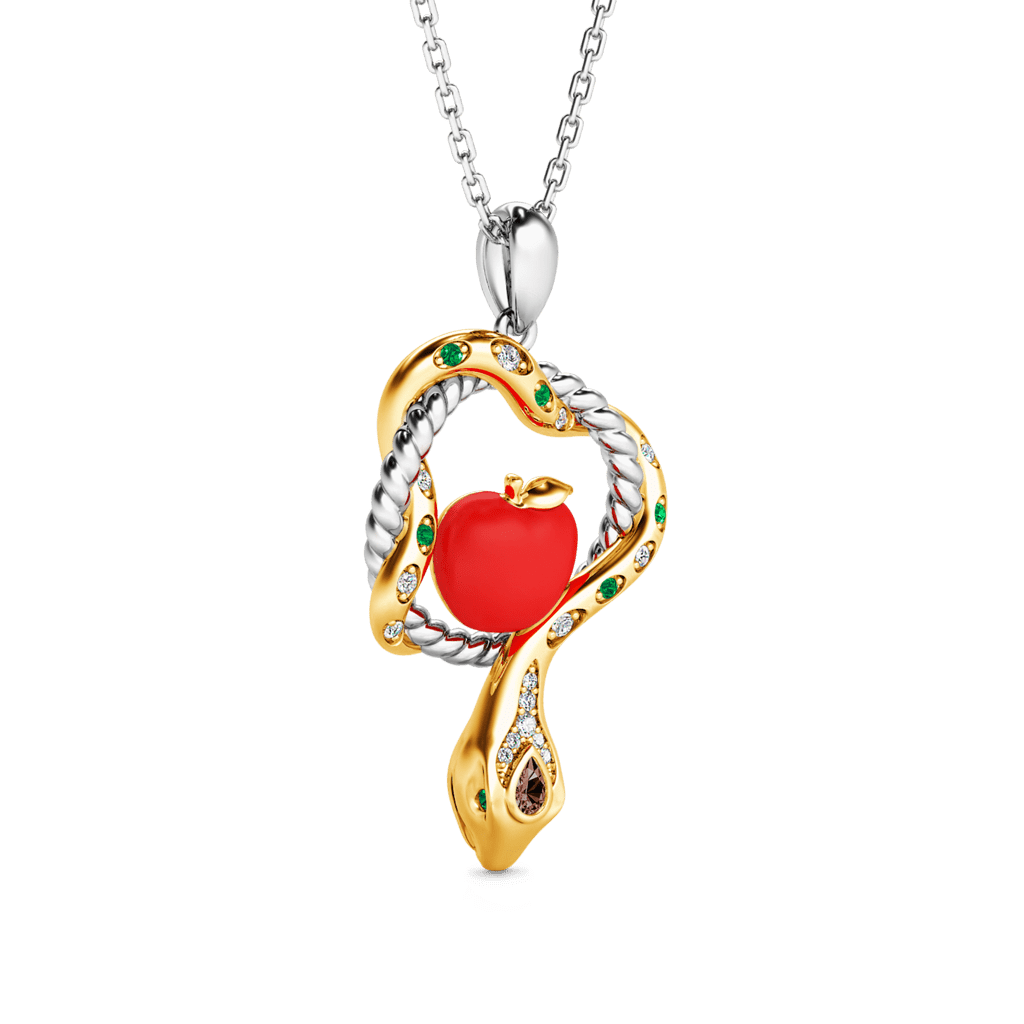 Serpent and Forbidden Fruit Necklace image number 2